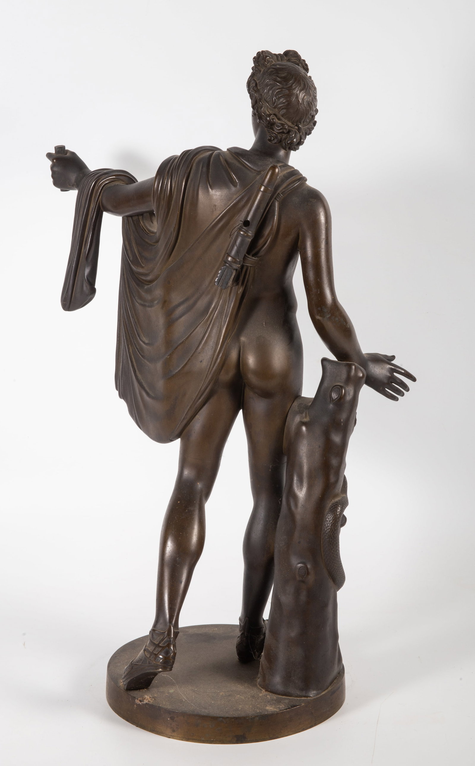 ANTIQUE BRONZE APOLLO - 4