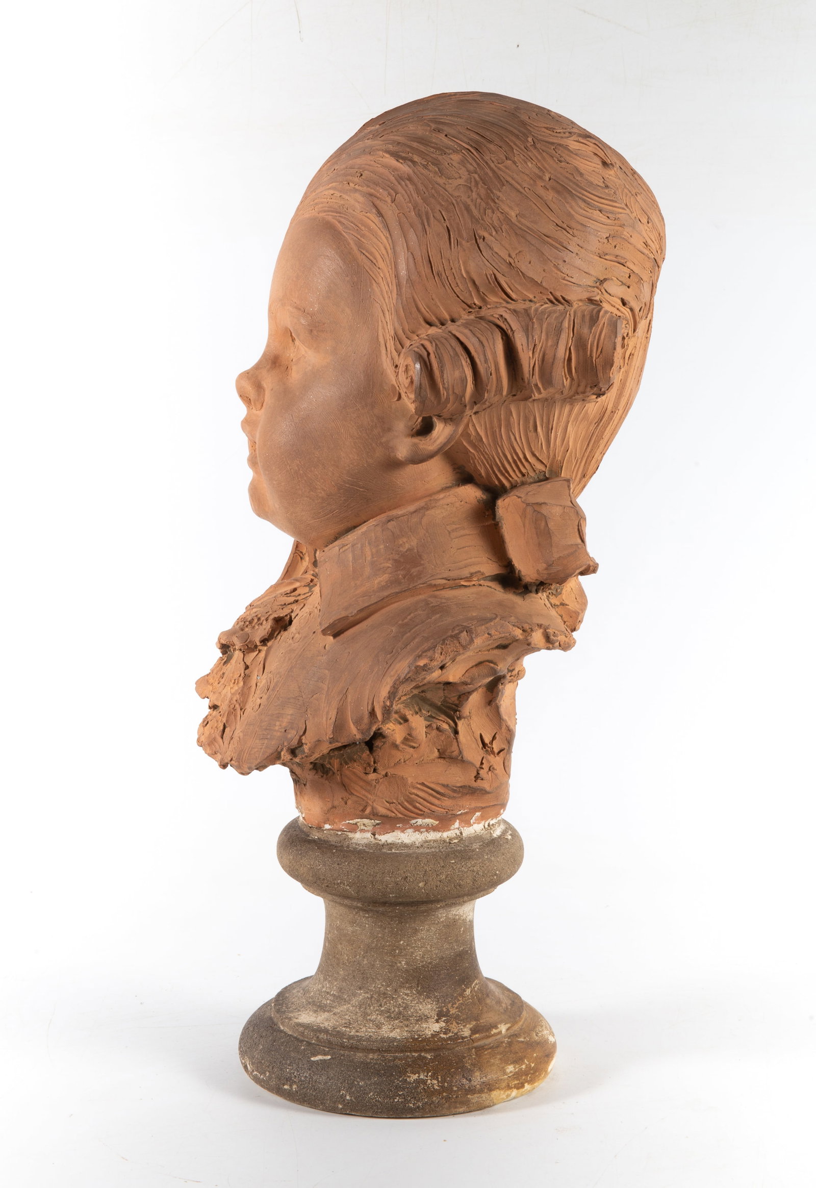 ANTIQUE TERRACOTTA BUST - 3