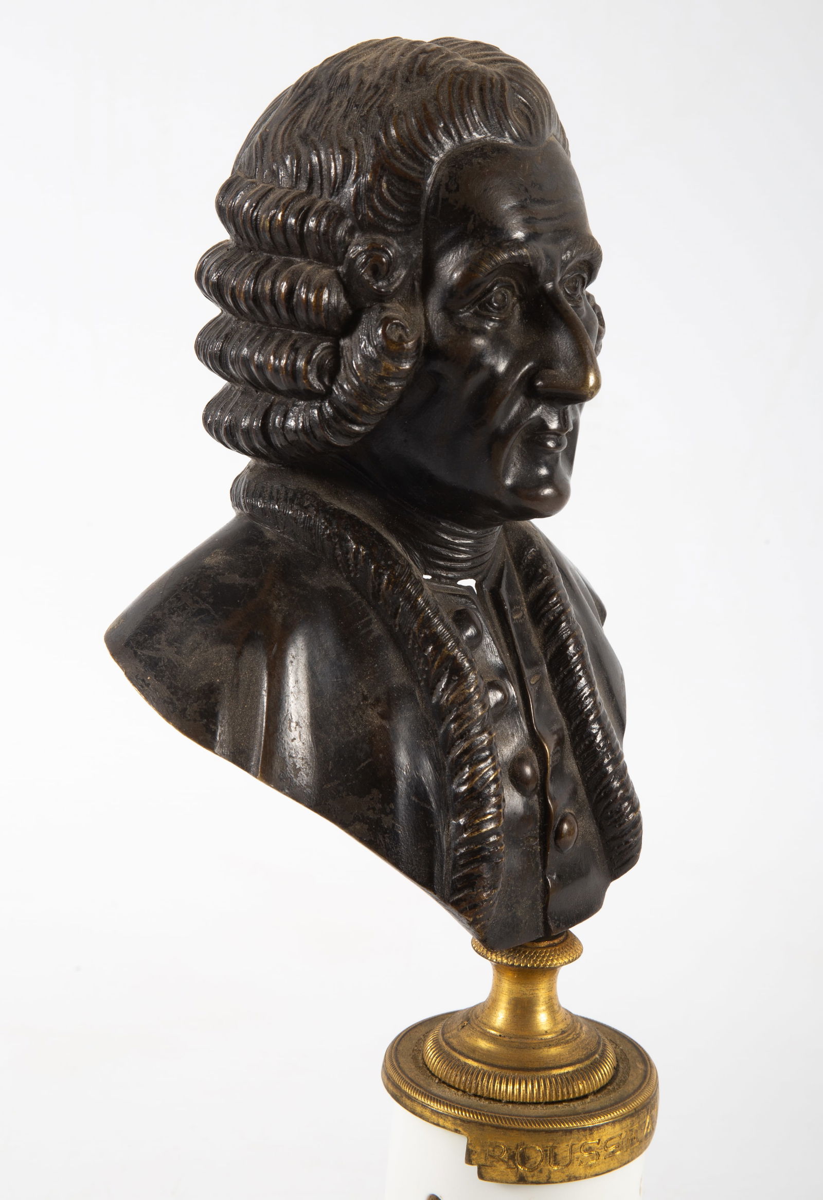 ANTIQUE BRONZE BUST - 3