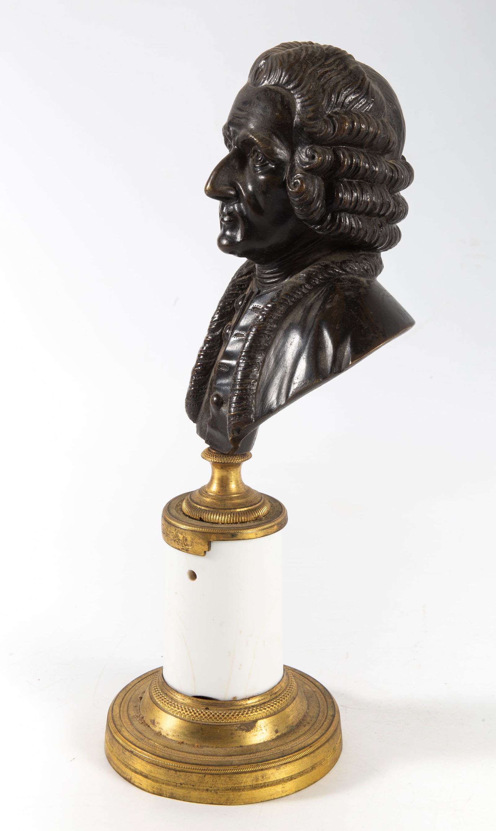 ANTIQUE BRONZE BUST - 4