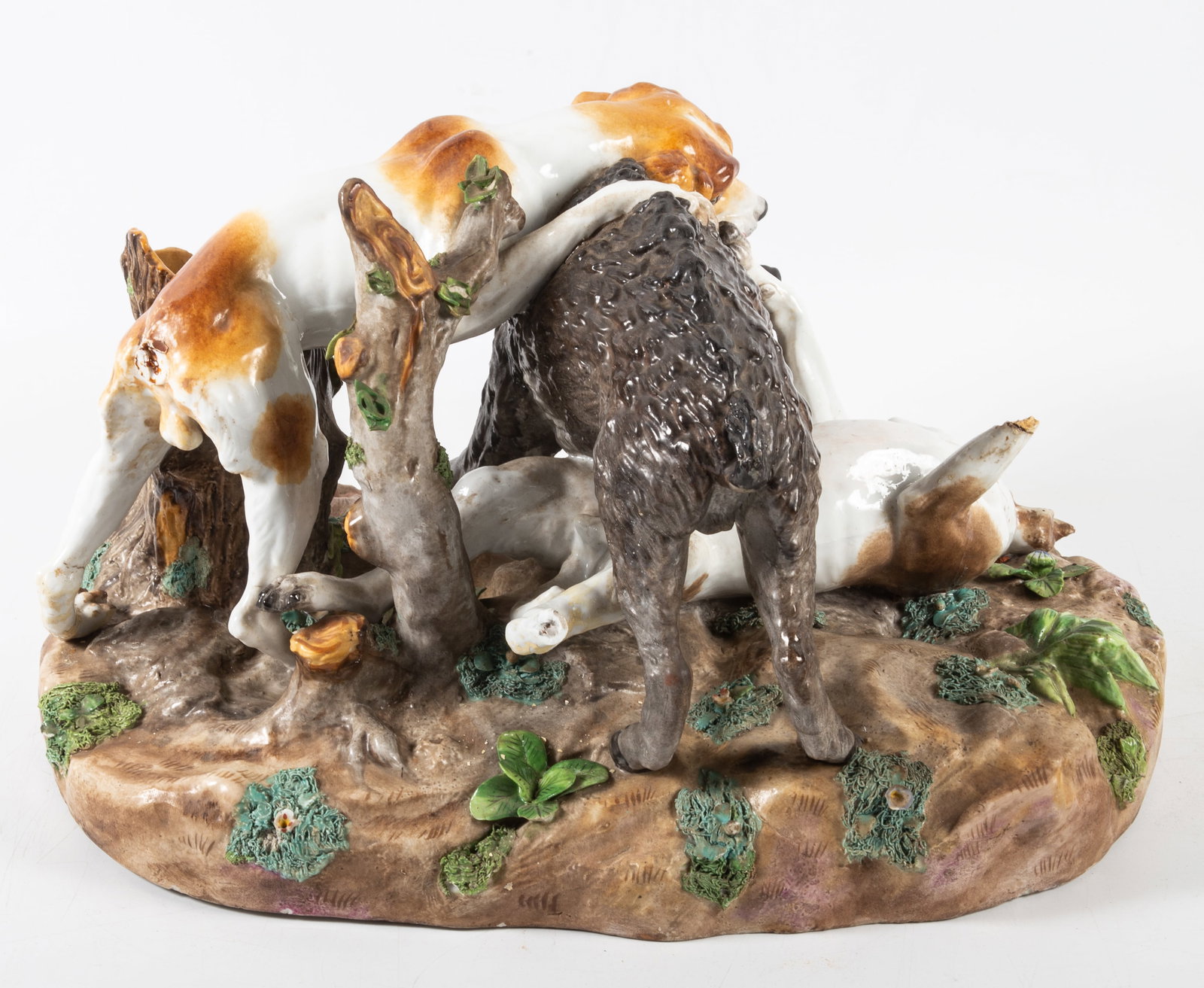 ANTIQUE MEISSEN PORCELAIN GROUP - 4