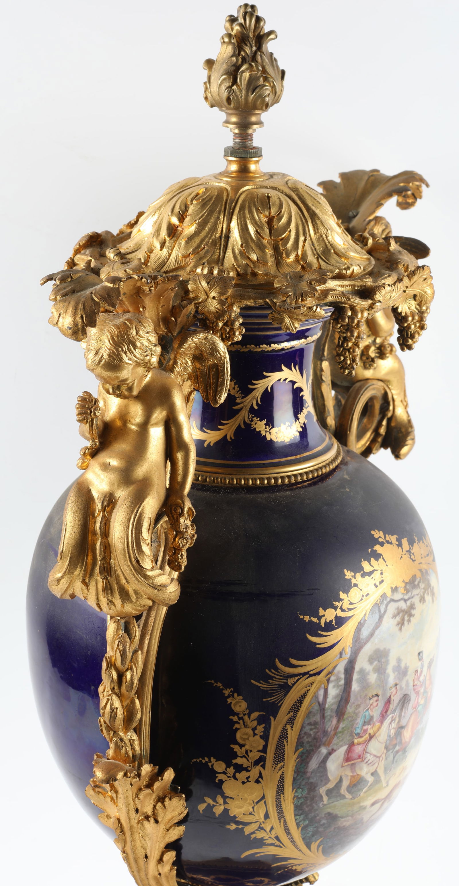 ANTIQUE SEVRES URN - 5