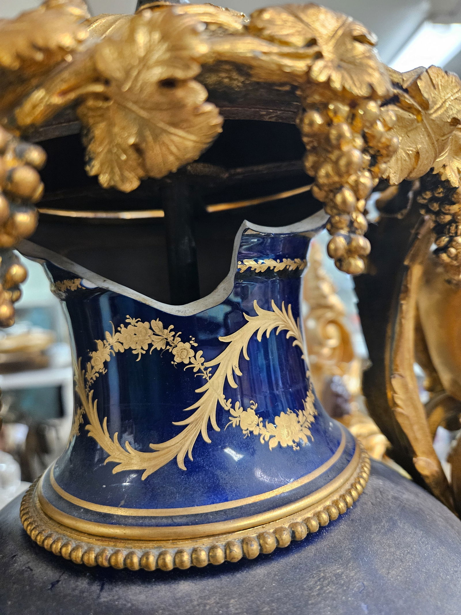 ANTIQUE SEVRES URN - 8
