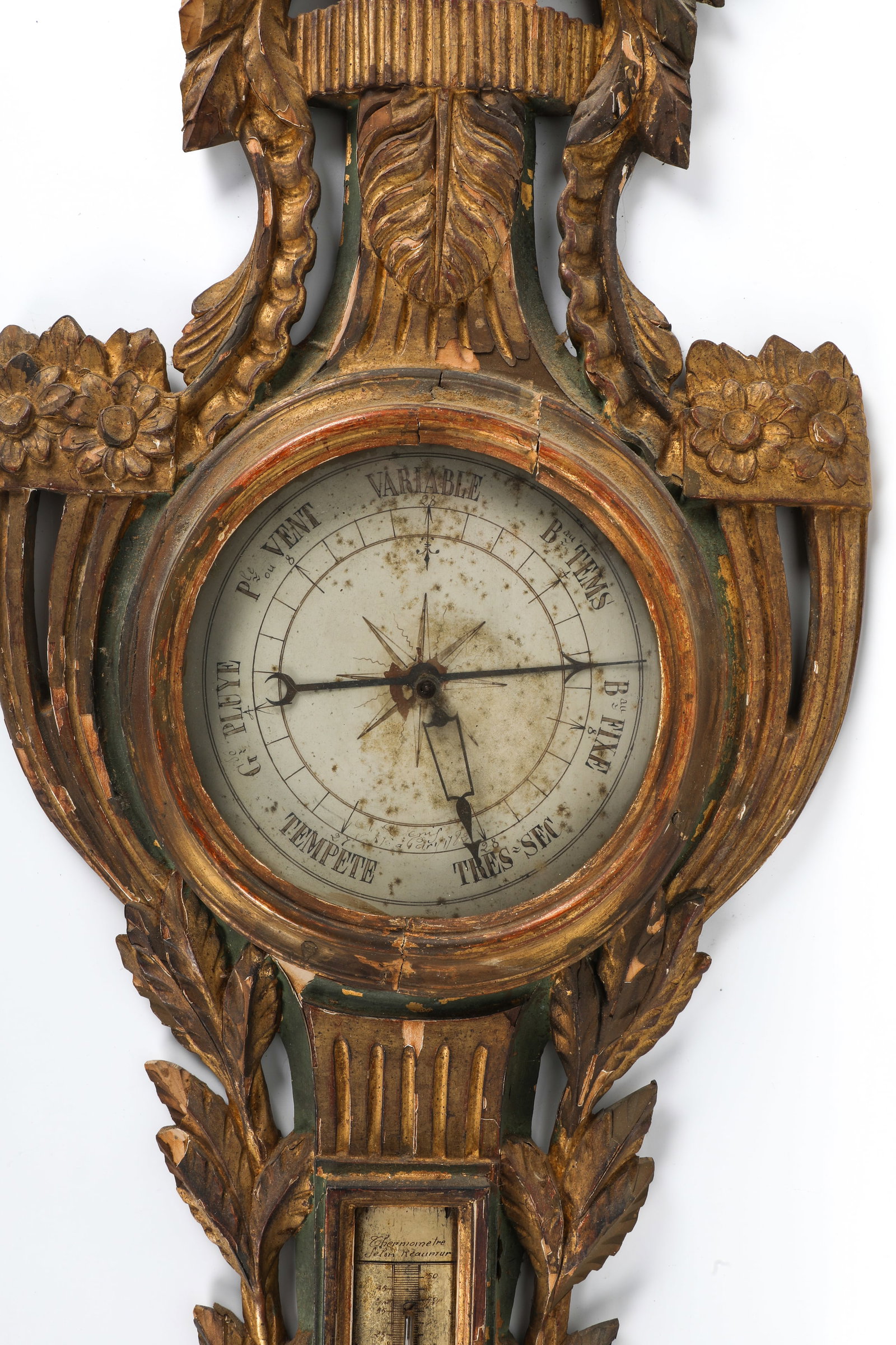 ANTIQUE FRENCH BAROMETER - 3