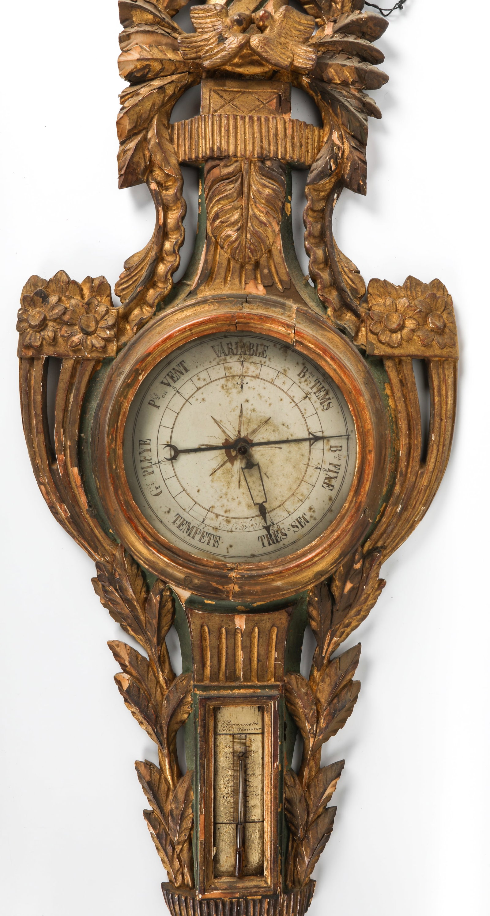 ANTIQUE FRENCH BAROMETER - 4