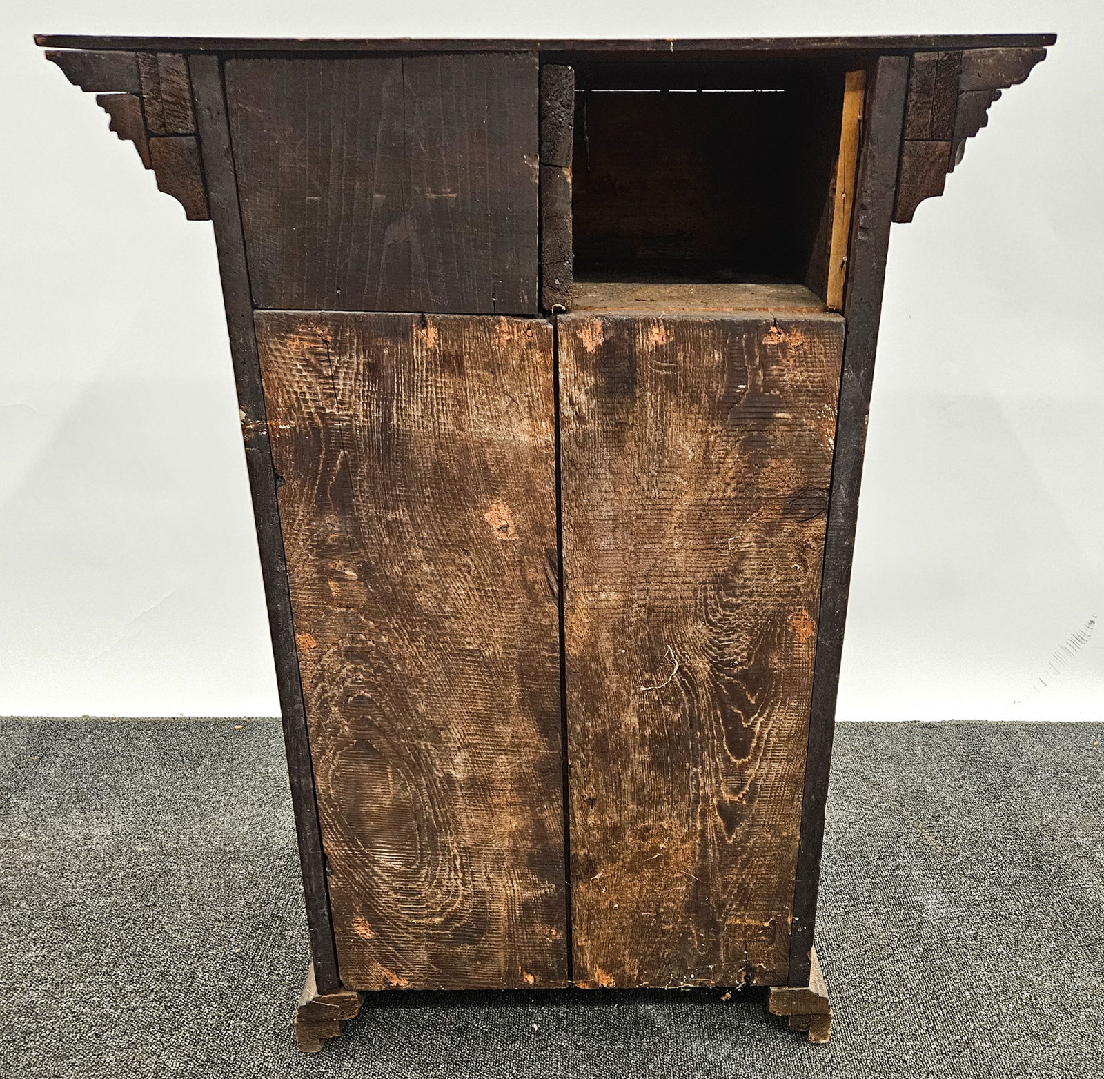 ANTIQUE OAK CABINET - 7