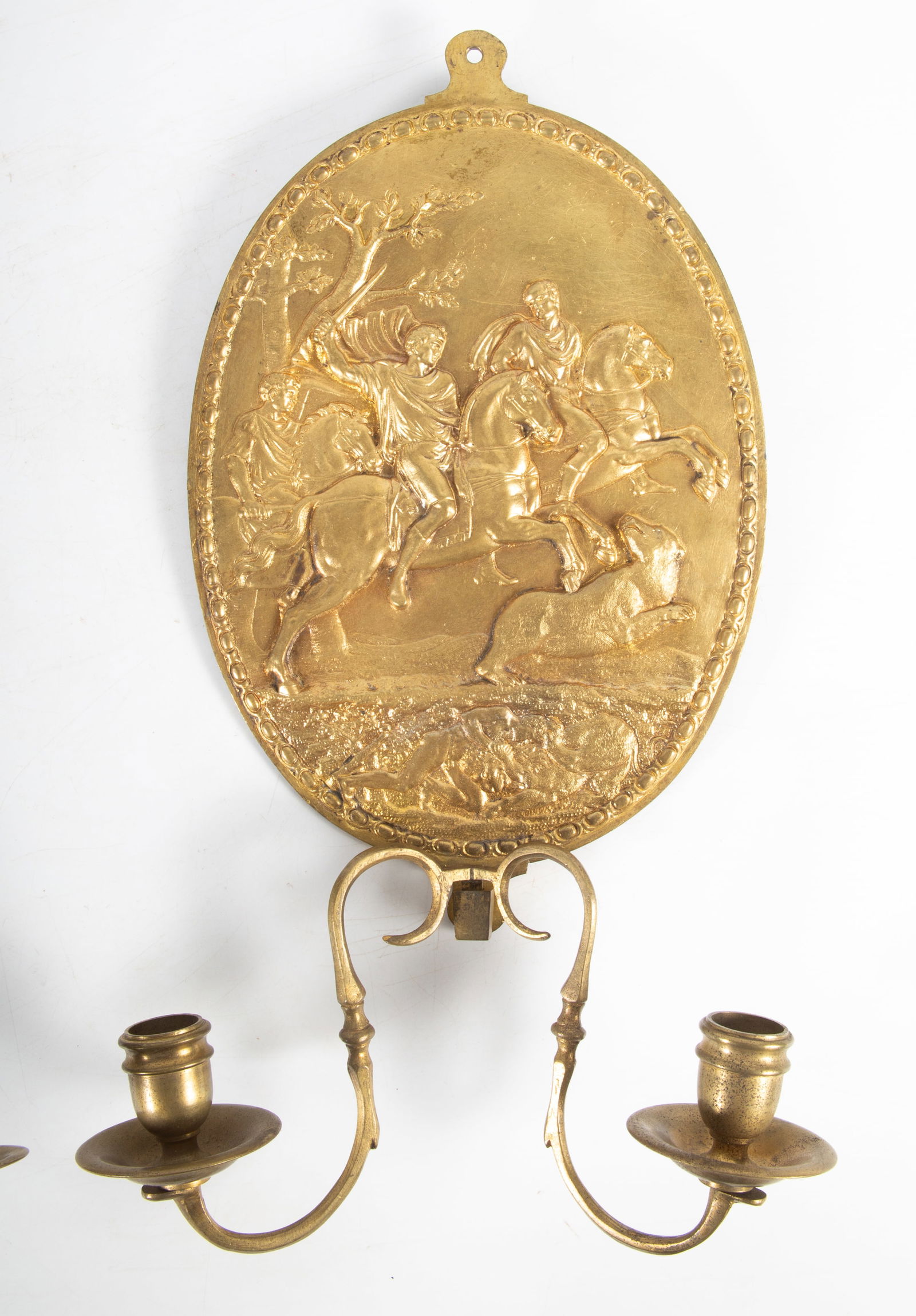 ANTIQUE CONTINENTAL SCONCES (2) - 2