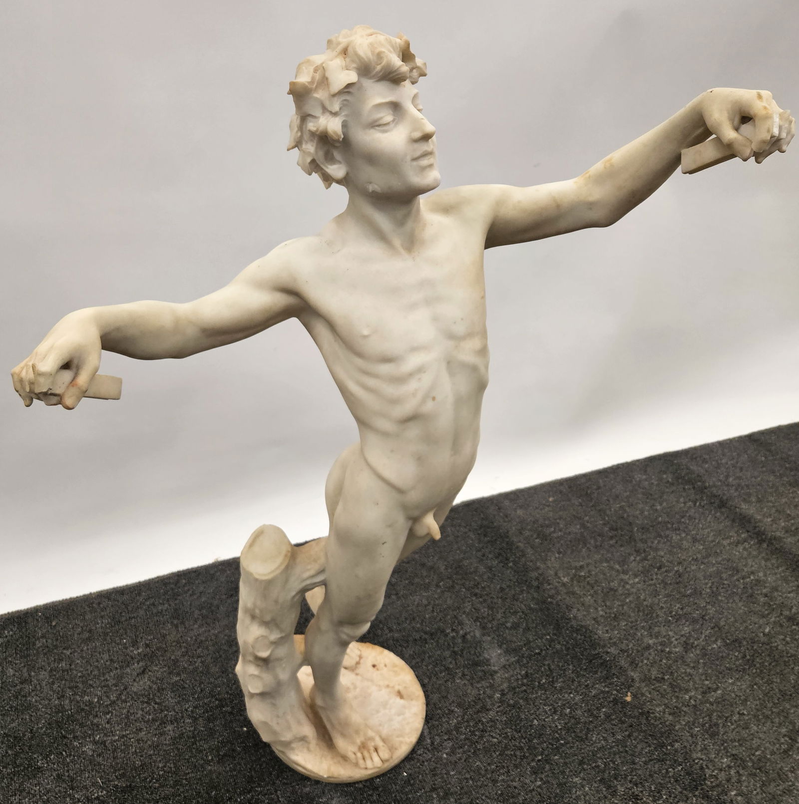 MYTHOLOGICAL CAST MARBLE STATUE - 2