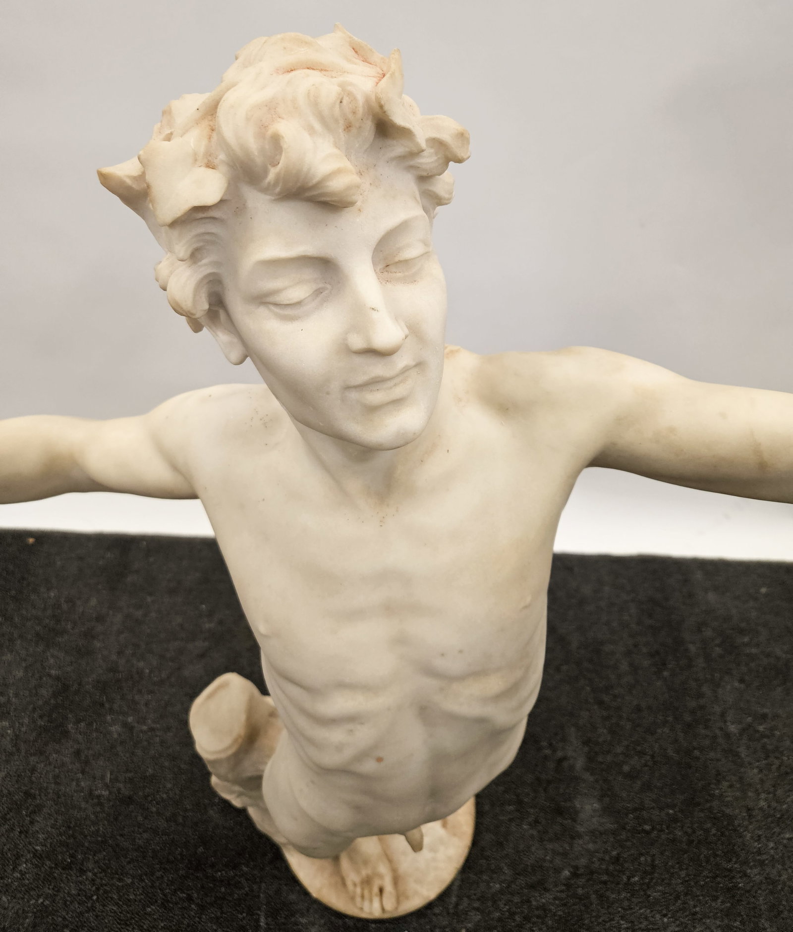 MYTHOLOGICAL CAST MARBLE STATUE - 5