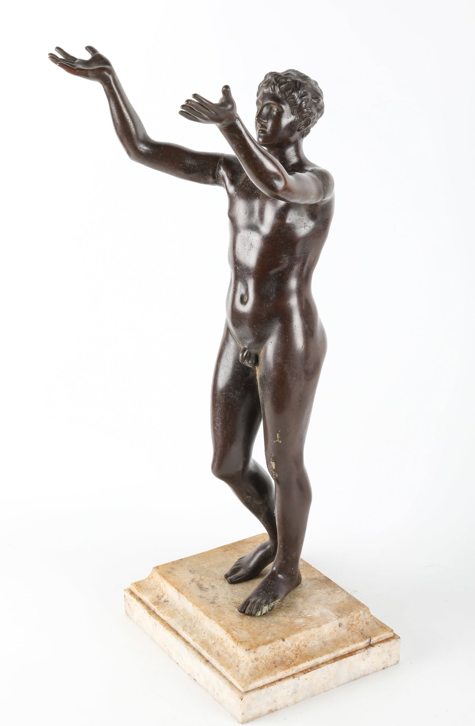 PRAYING BOY BRONZE - 4