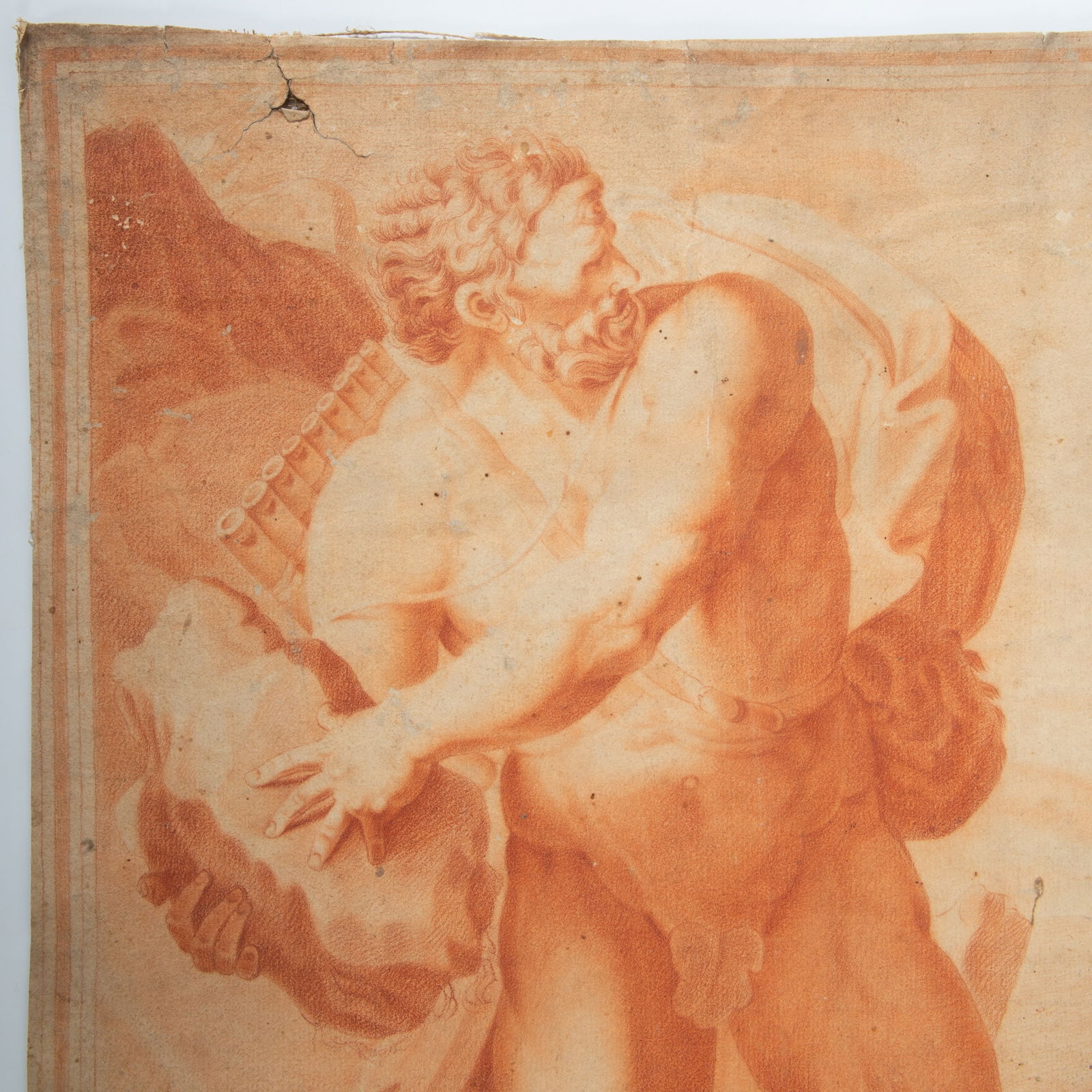 ANTIQUE SEPIA DRAWING - 2