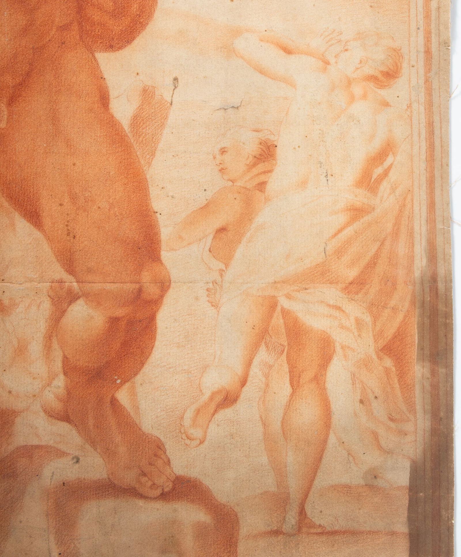 ANTIQUE SEPIA DRAWING - 3