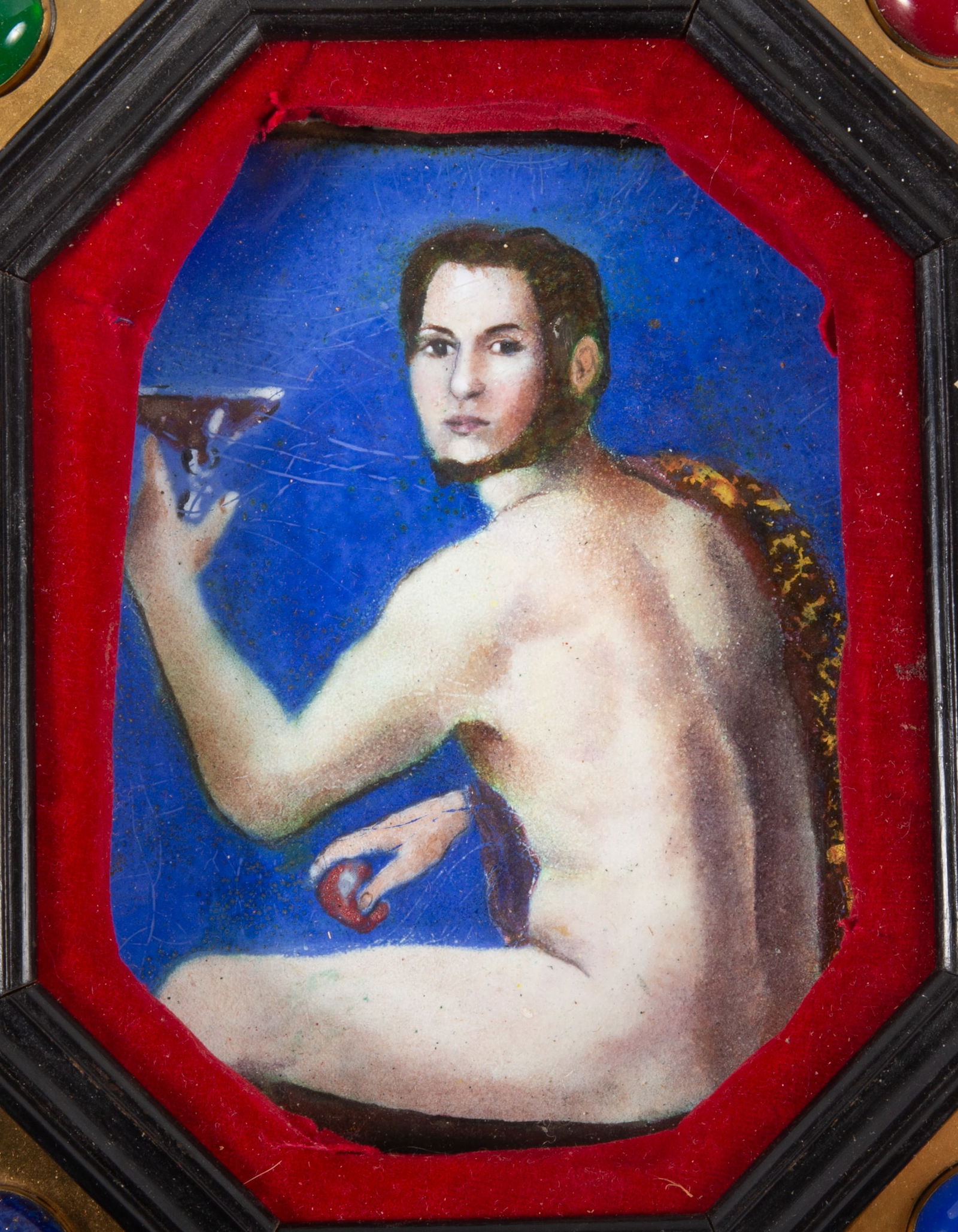 ENAMEL FIGURAL PORTRAIT - 2