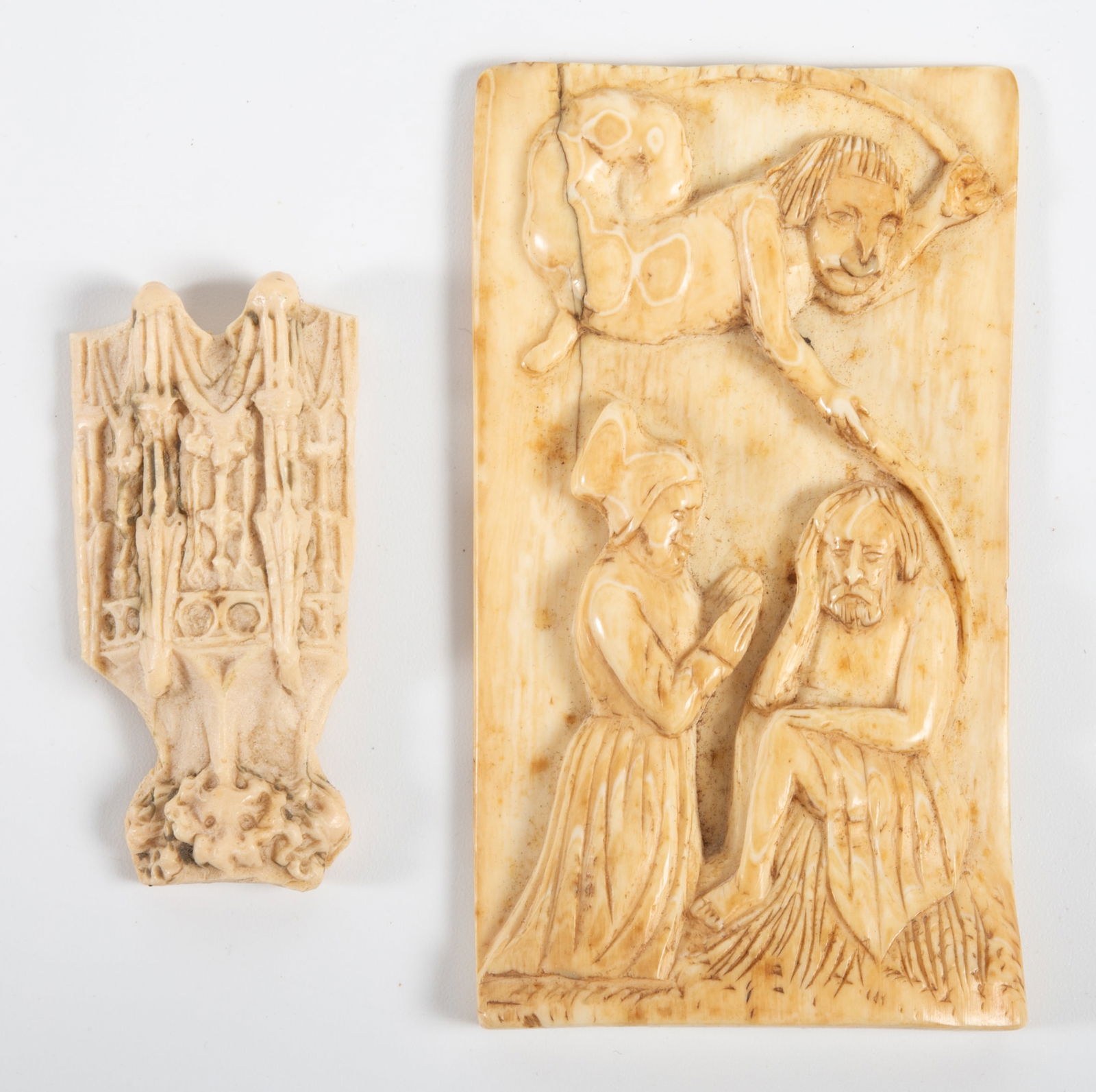 (5) PCS. BONE CARVINGS - 2