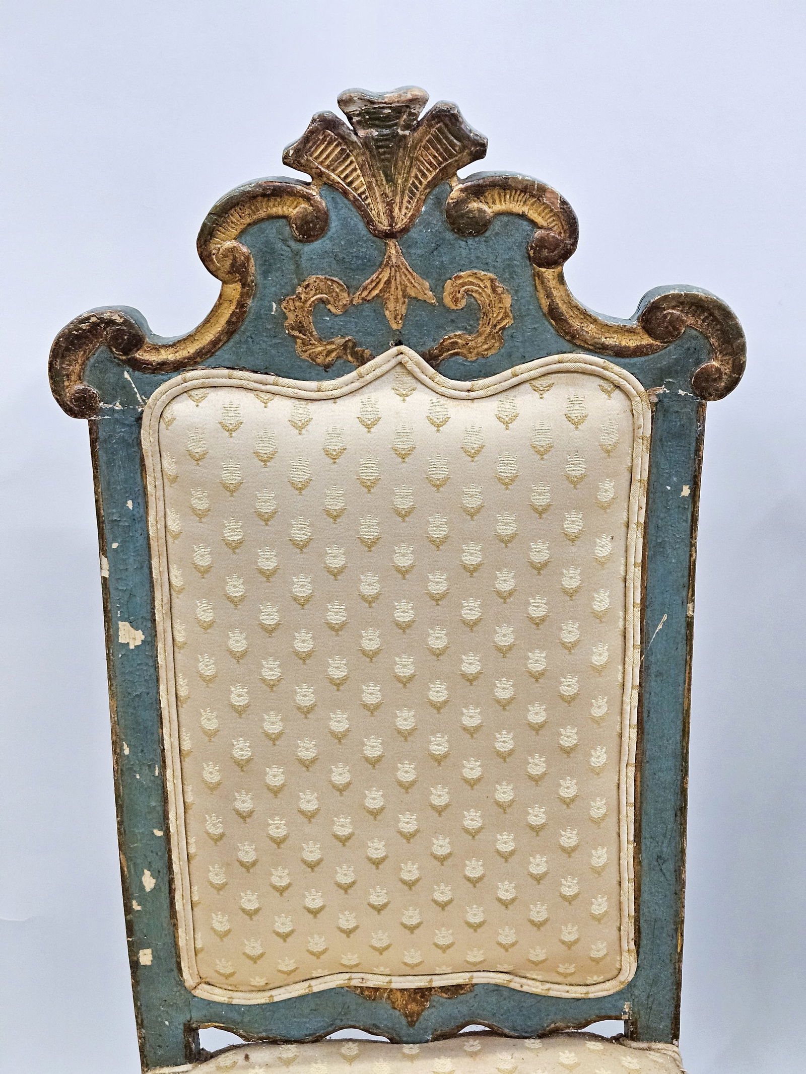 PROVINCIAL PAINTED CHAIRS (3) - 2