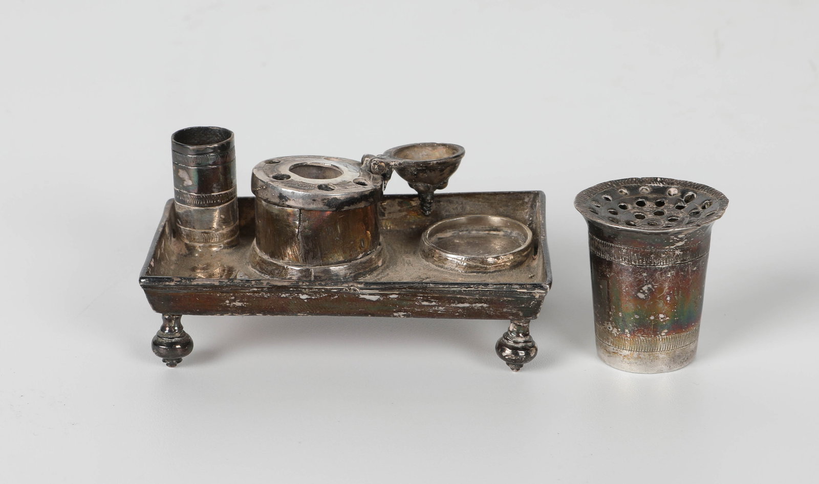 MINIATURE SILVER STANDISH - 2