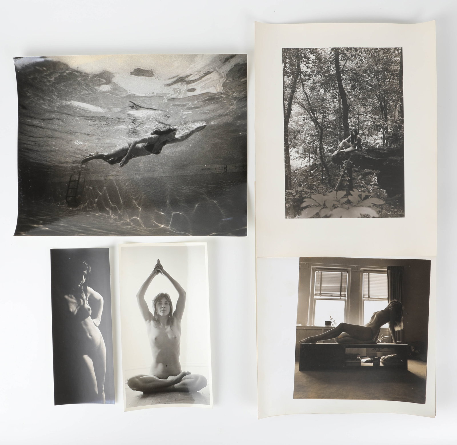 NUDE PHOTOGRAPHY: 1960'S Girls; from photojournalist of First Washington D.C. Examiner (same as previous lot); conditions vary; sizes vary, largest 11" x 14", G-EX