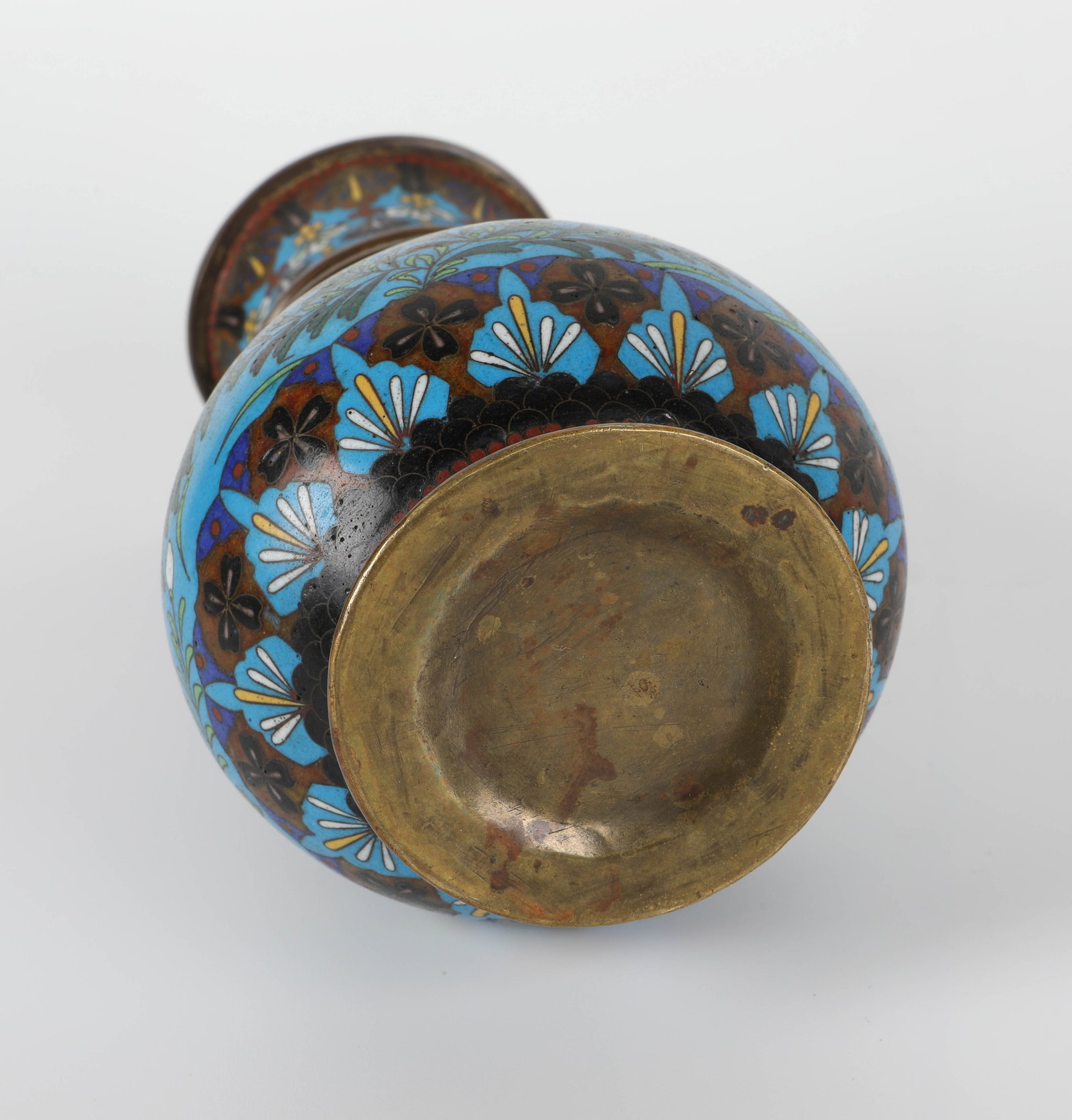 (2) CLOISONNE VASES - 7