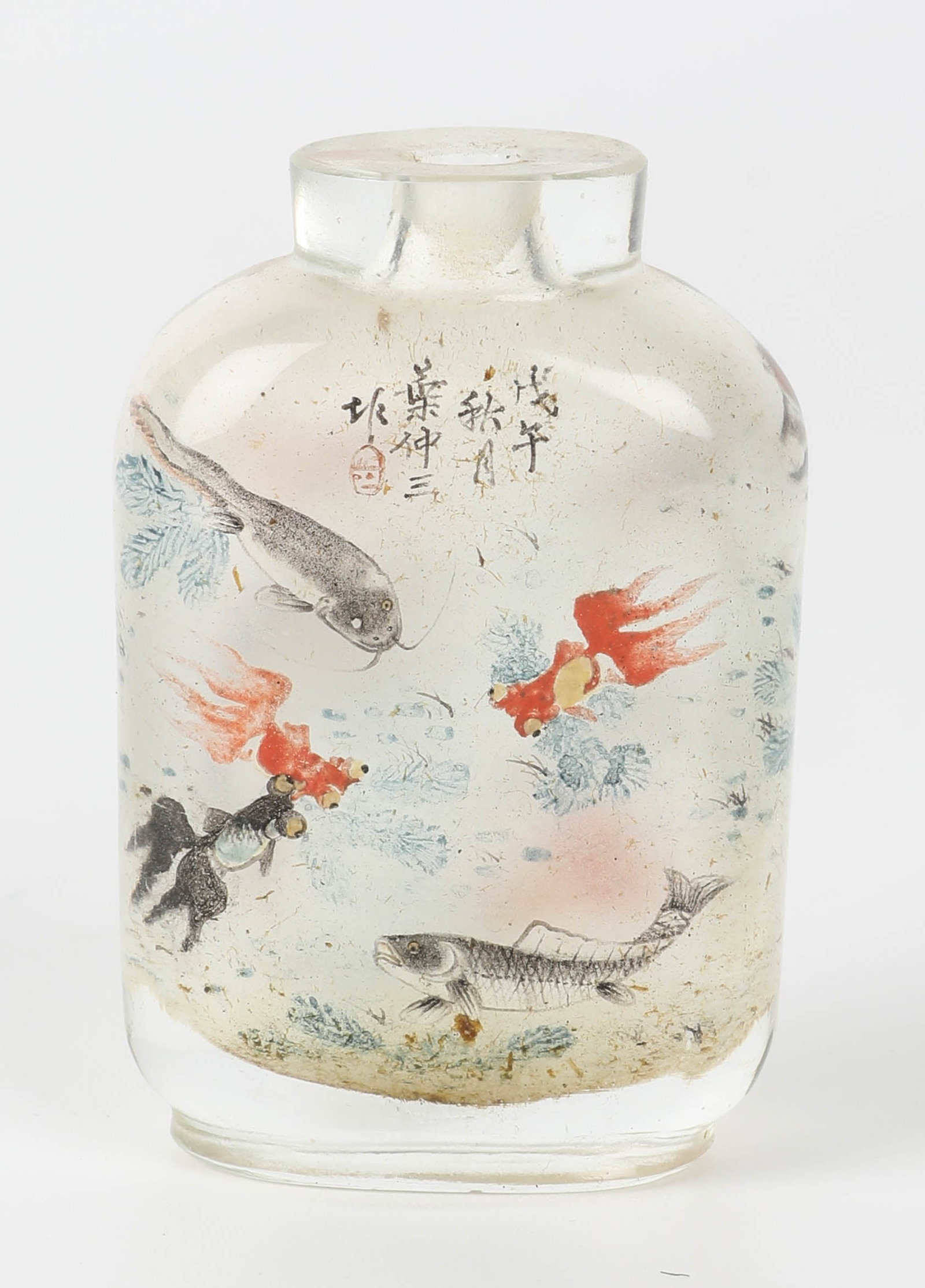 SIGNED CHINESE SNUFF BOTTLE - 4