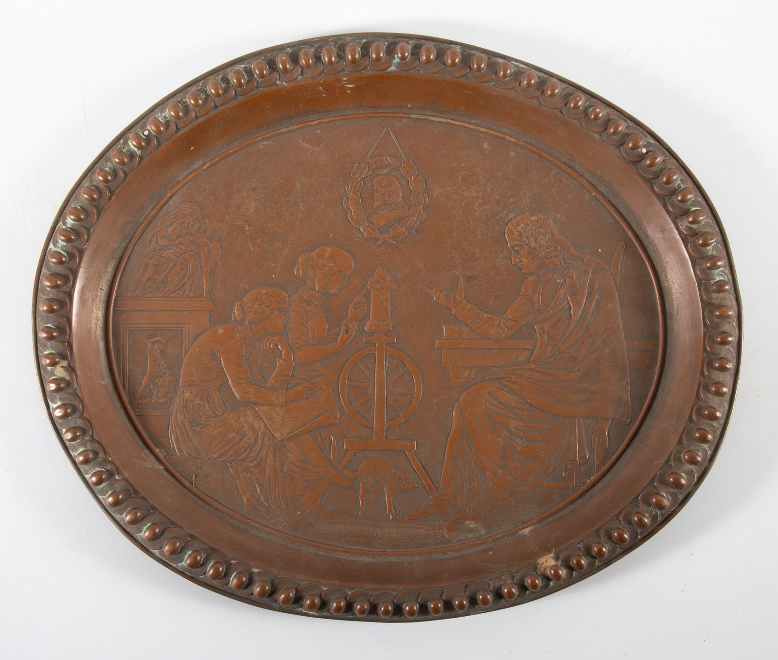 PAGAN HAMMERED COPPER PLATTERS - 5