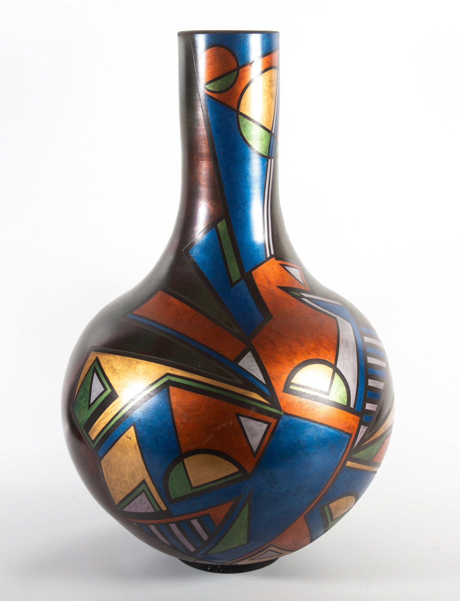 1984 STUDIO POTTERY FLOOR VASE (1 of 4)