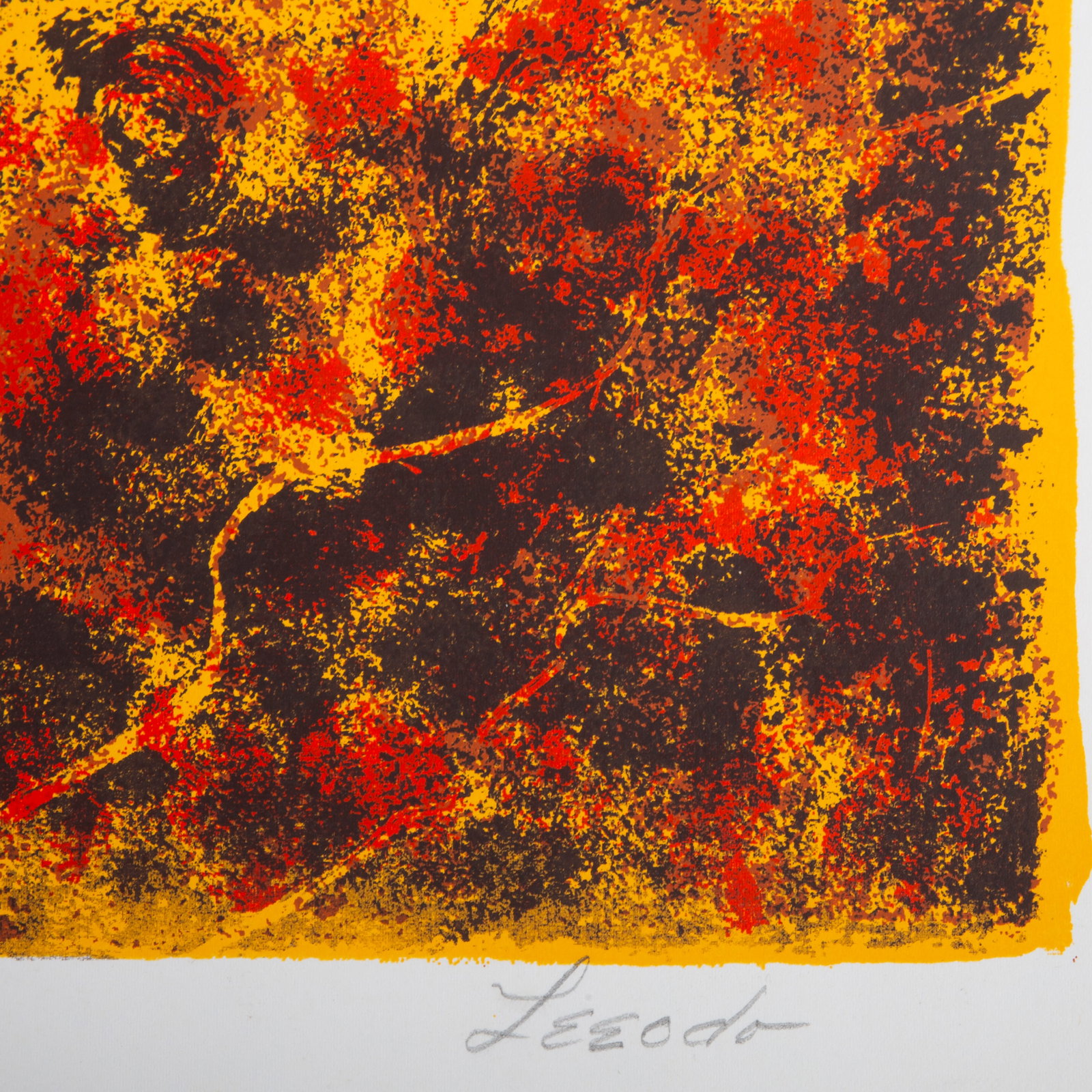 DEER LITHOGRAPH - LEEODO - 3