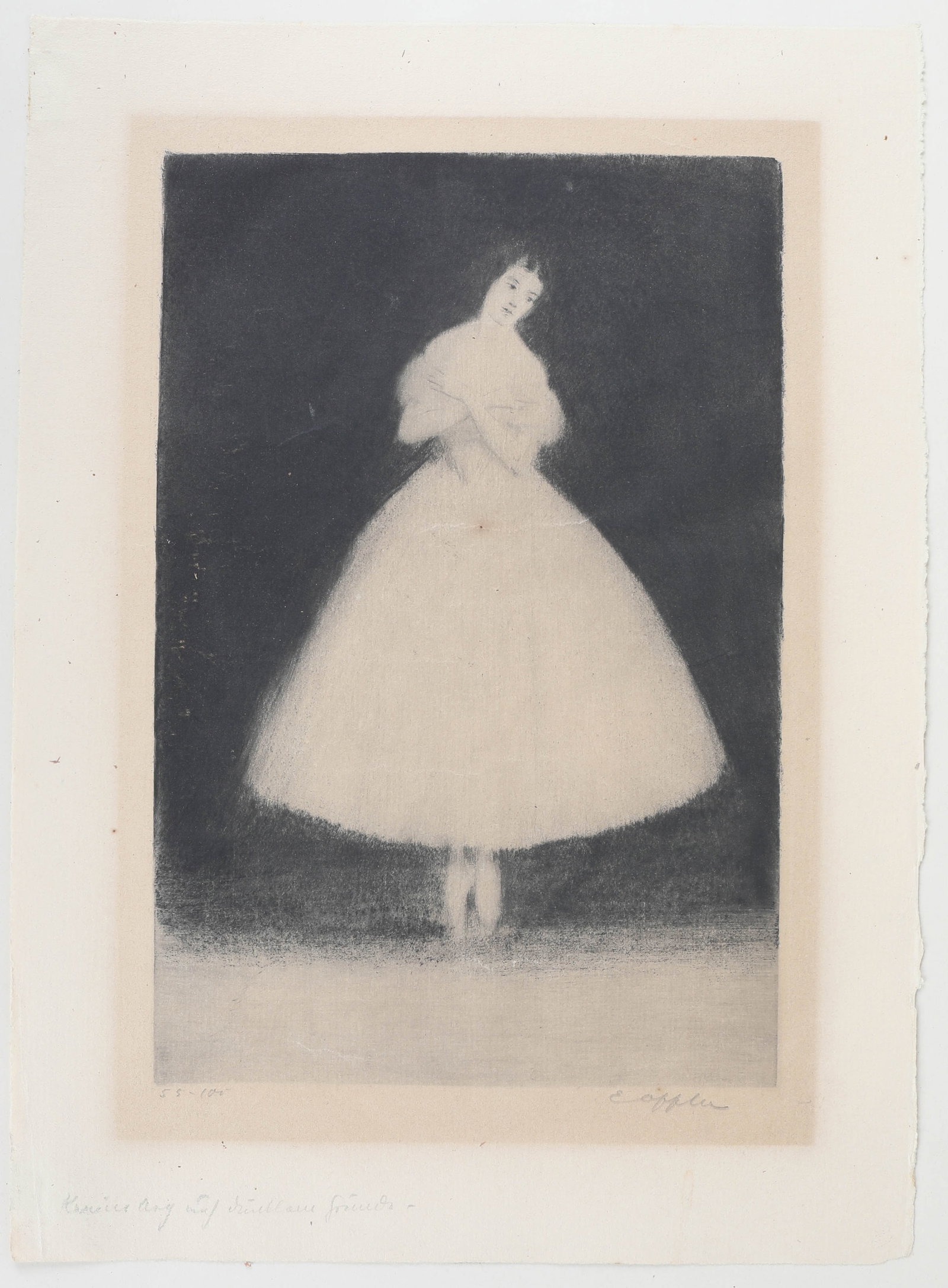ERNEST OPPLER BALLET ETCHING - 2