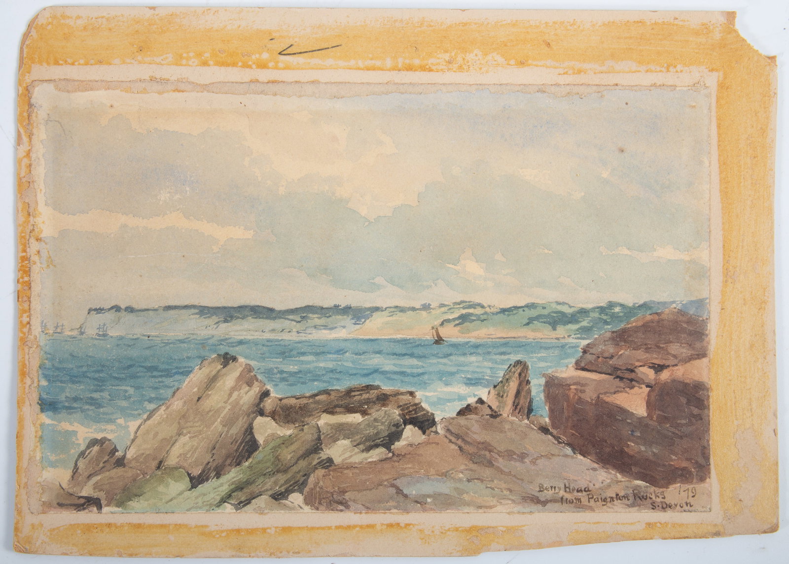 (2) WATERCOLORS ROCKS at DEVON - 2