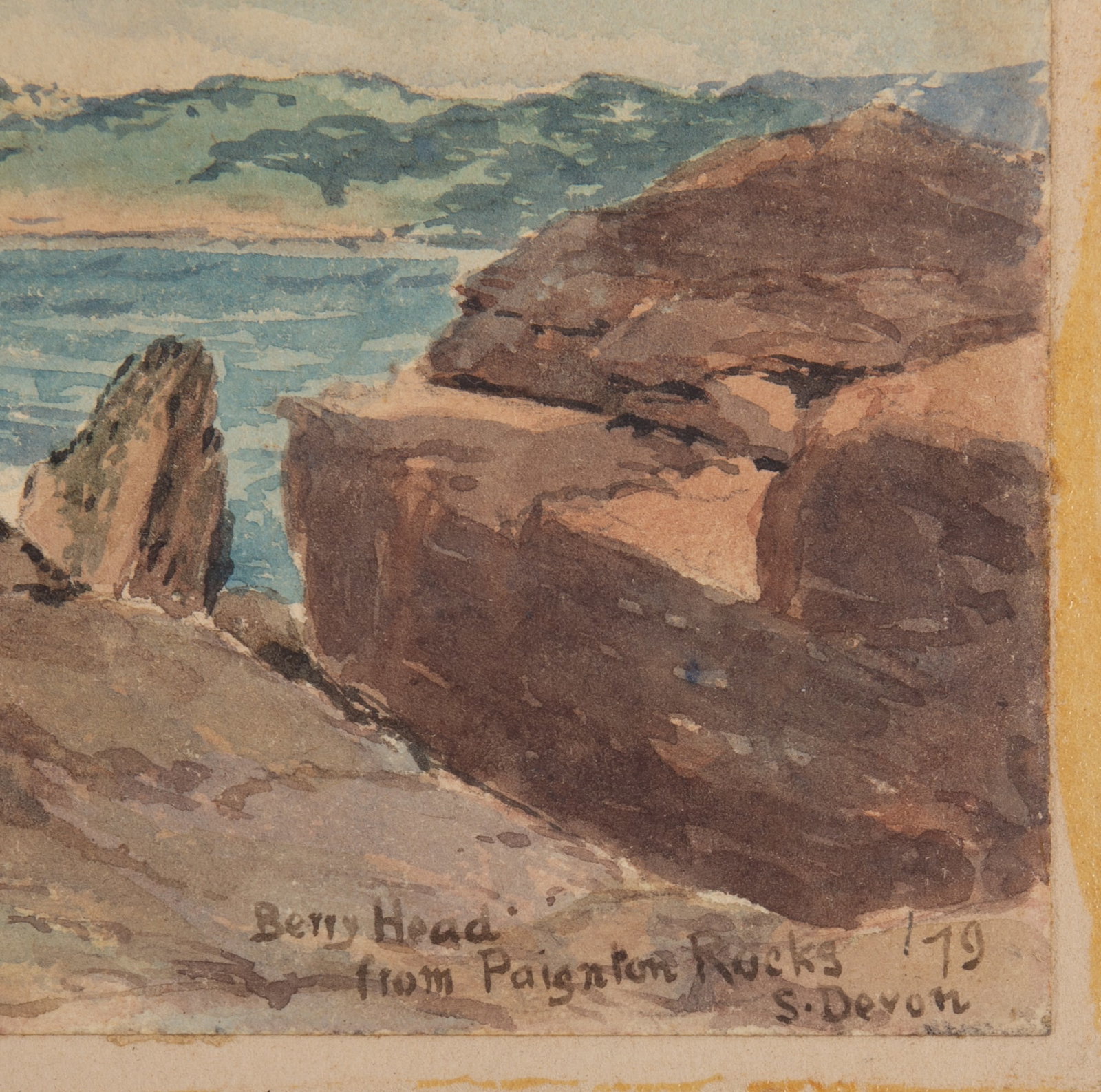 (2) WATERCOLORS ROCKS at DEVON - 3