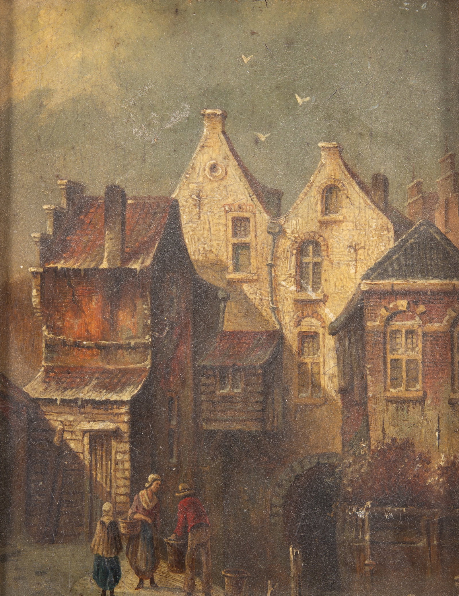 SMALL EUROPEAN OIL ON PANEL - 2