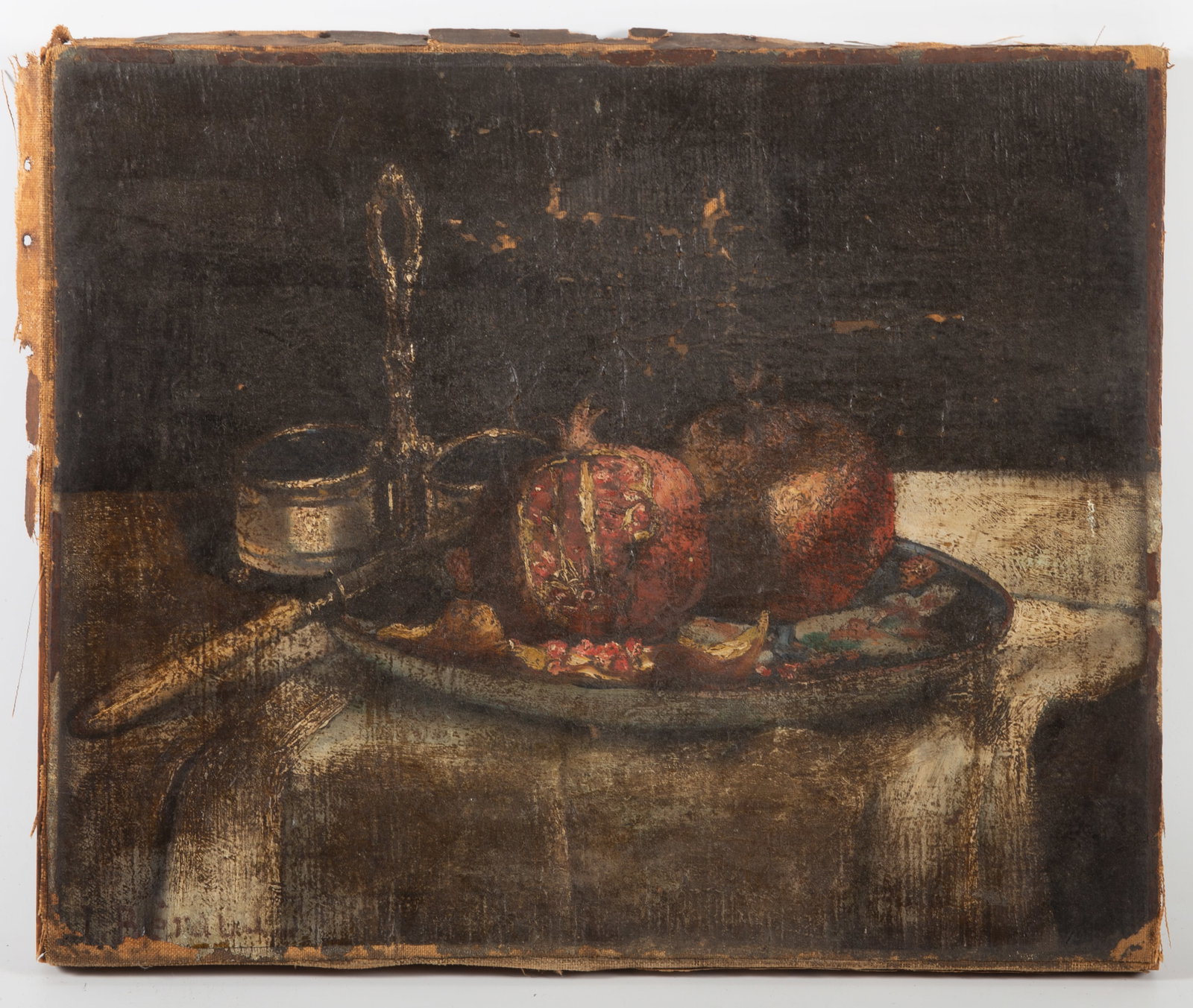 17TH - 18TH CENTURY (?) SPANISH SCHOOL STILL LIFE (1 of 3)