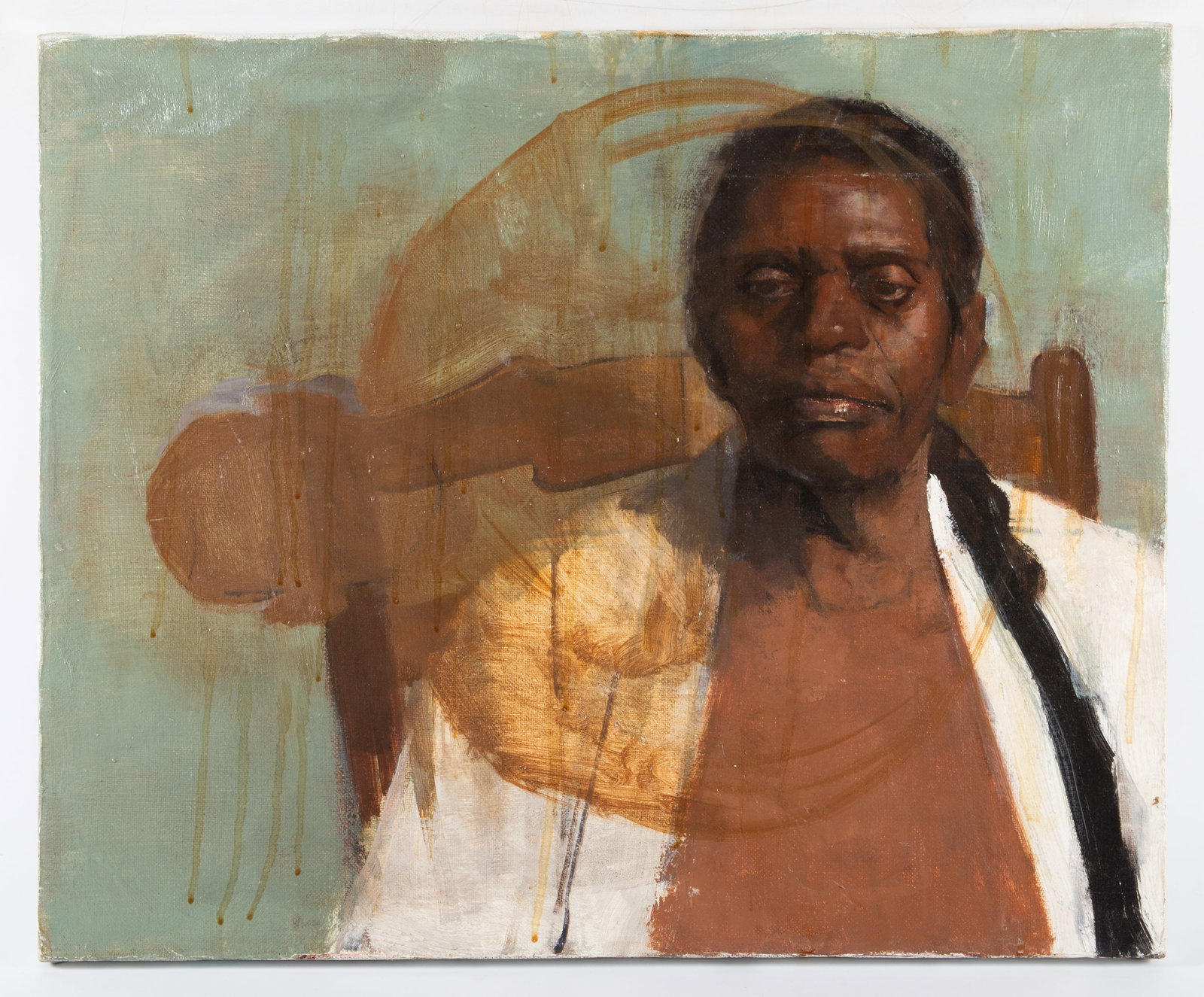 ABSTRACT ARTIST DEMONSTRATION PAINTING (1 of 3)