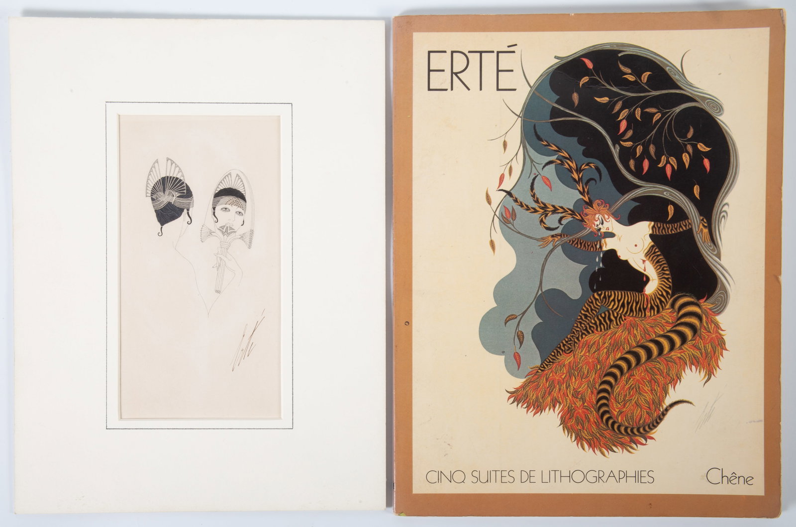 ERTE PEN AND INK - 3