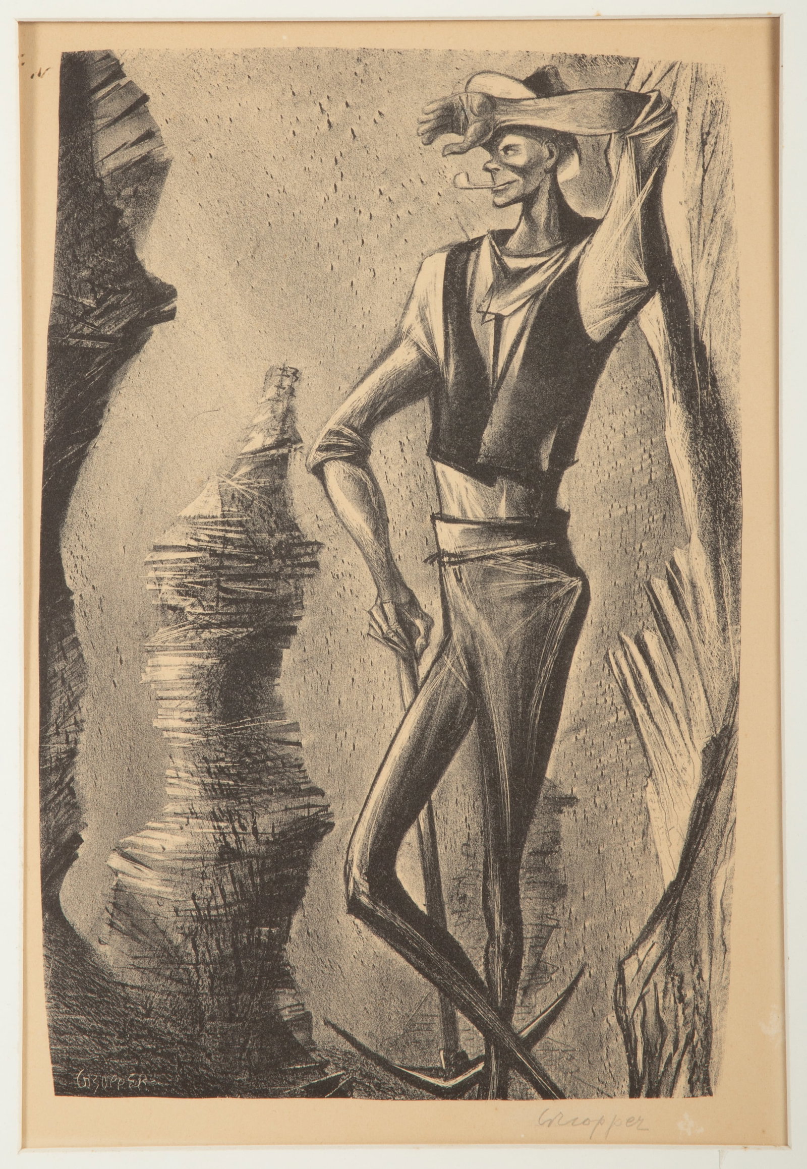 WILLIAM GROPPER SIGNED LITHOGRAPH - 2