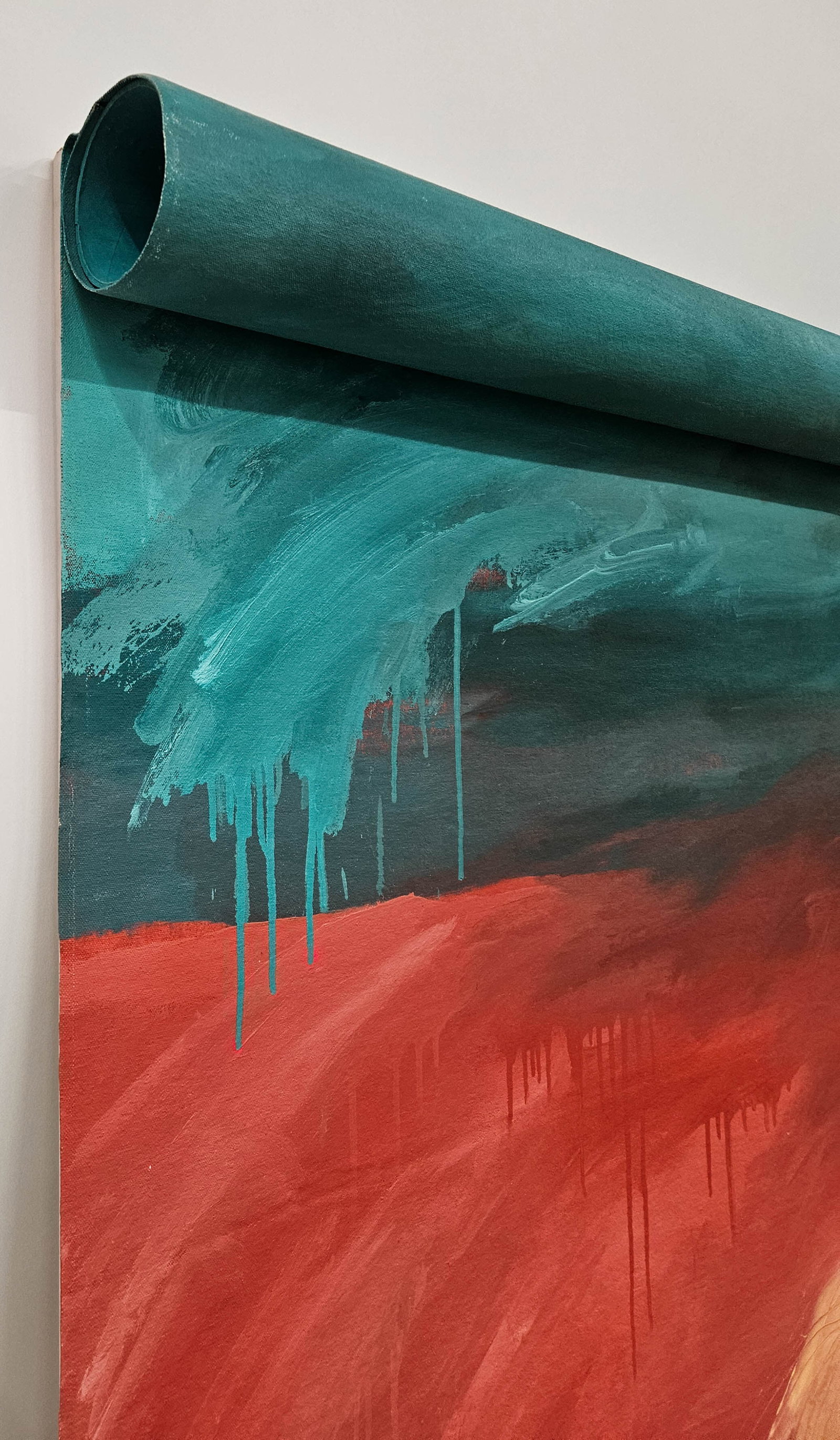 (2) DEIRDRE SAUNDER PAINTINGS - 14