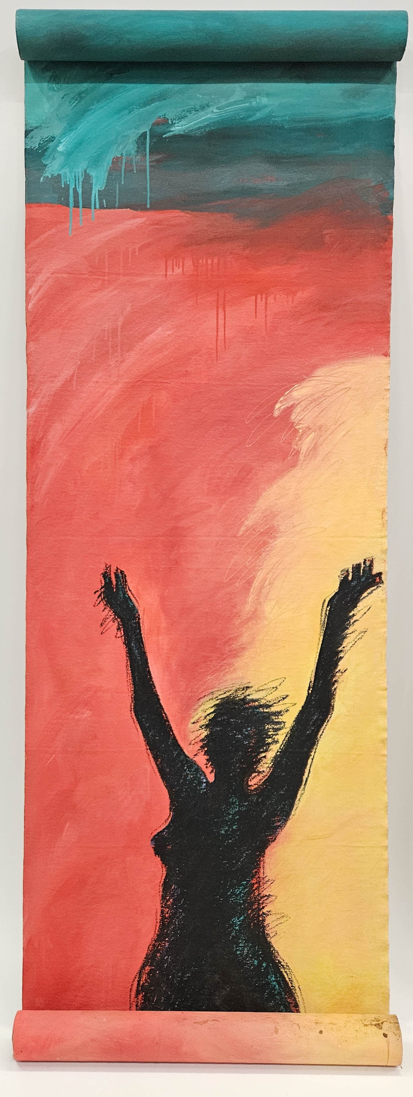 (2) DEIRDRE SAUNDER PAINTINGS - 9