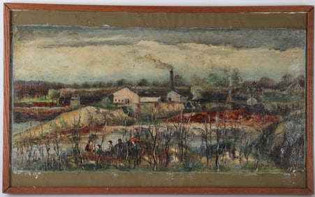 JEAN SCHWECKLER OIL PAINTING