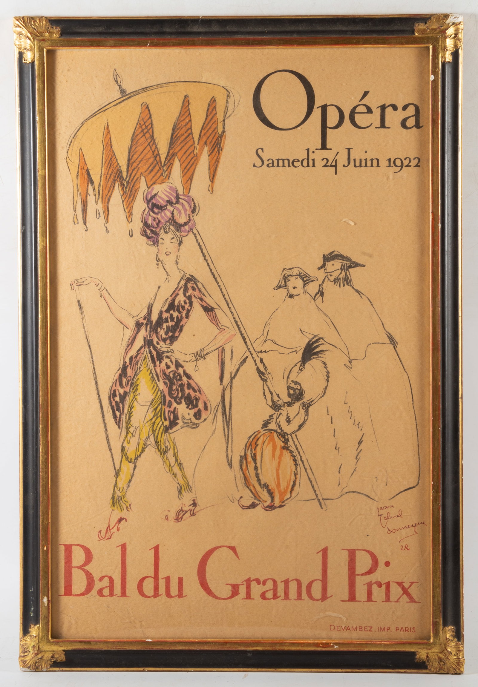 1922 FRENCH OPERA POSTER (1 of 3)