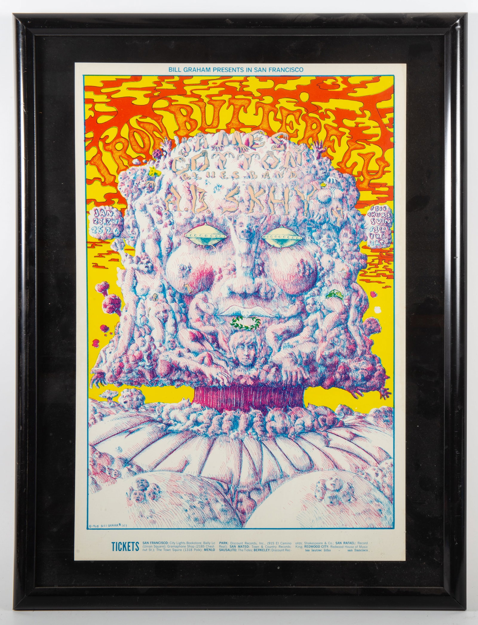 IRON BUTTERFLY CONCERT POSTER (1 of 3)