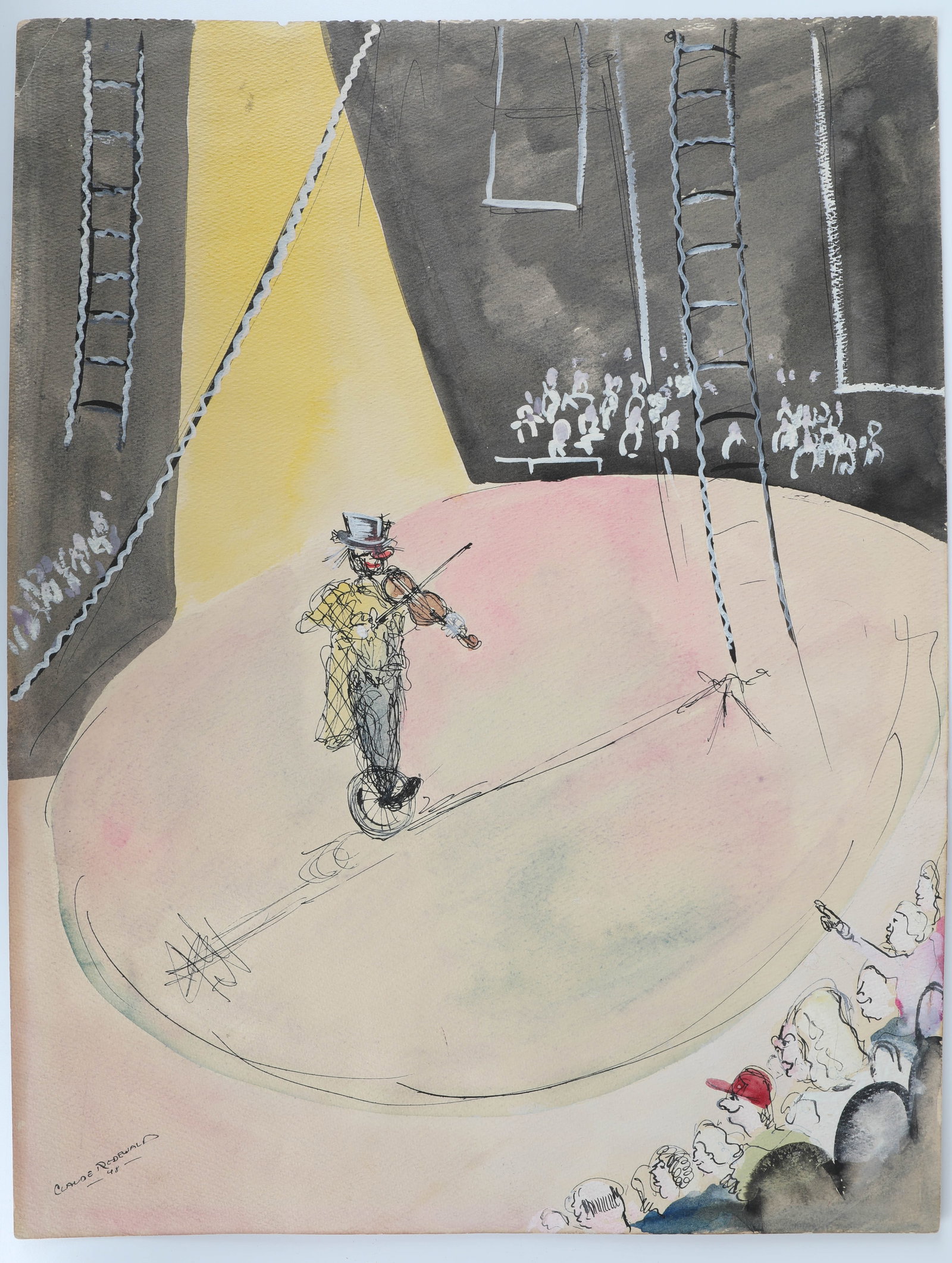 1948 CLAUDE REDEWALD PAINTING (1 of 3)