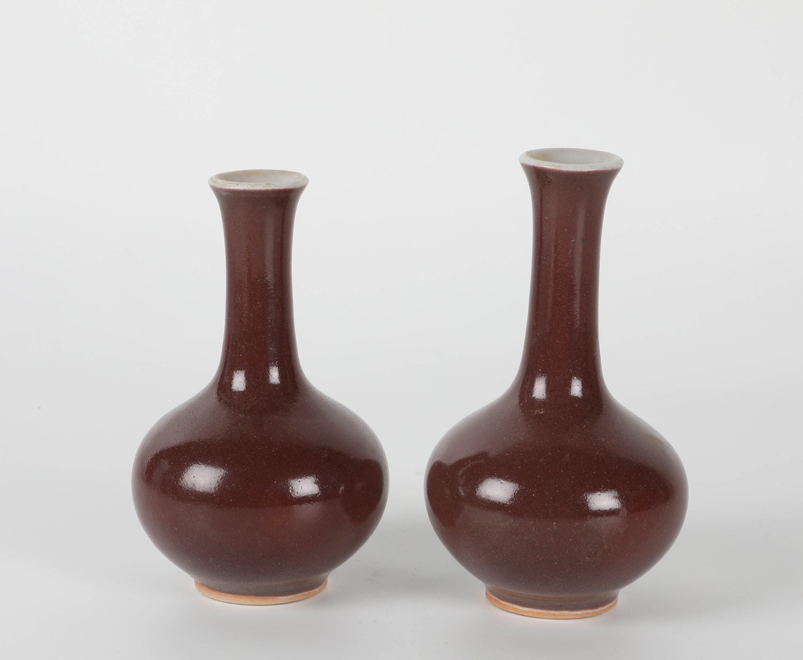 PAIR OF CHINESE SANG DE BOEF VASES (1 of 6)