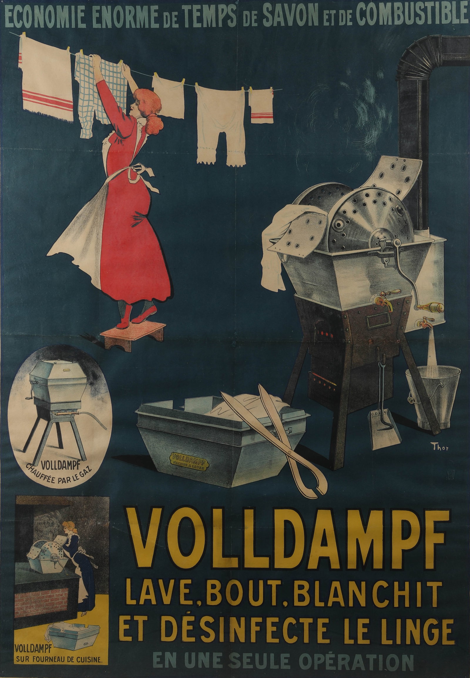 VOLL DAMPH LAUNDRY POSTER - 2