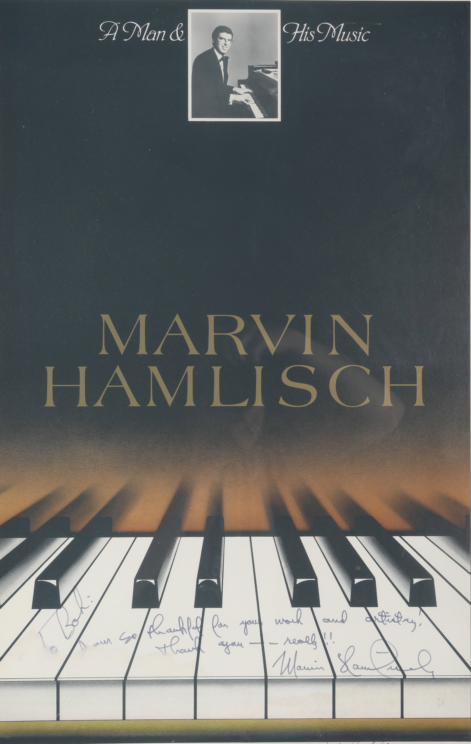 MARVIN HAMLISCH POSTER - 2