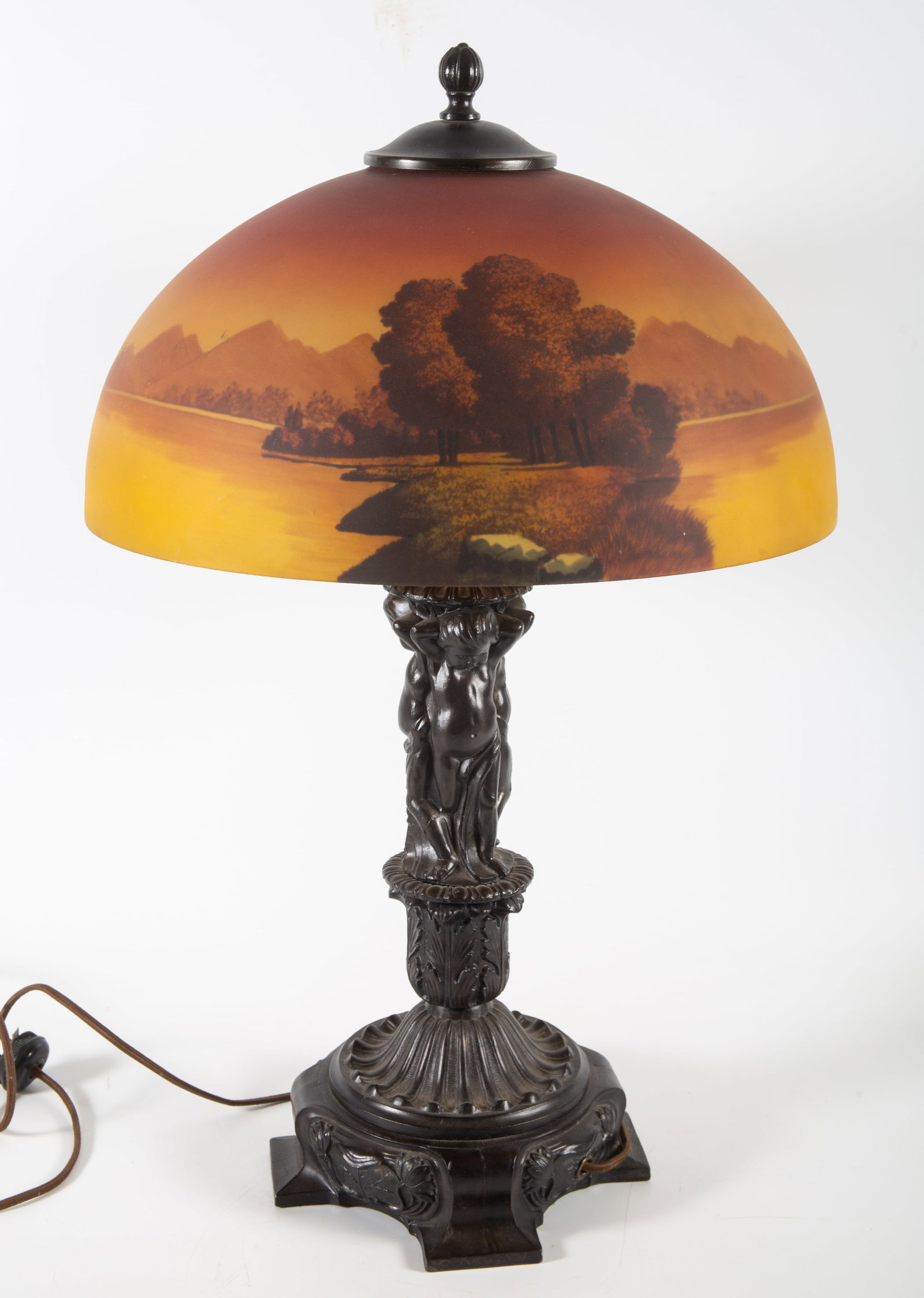 RETRO SCENIC SHADE TABLE LAMP - 4