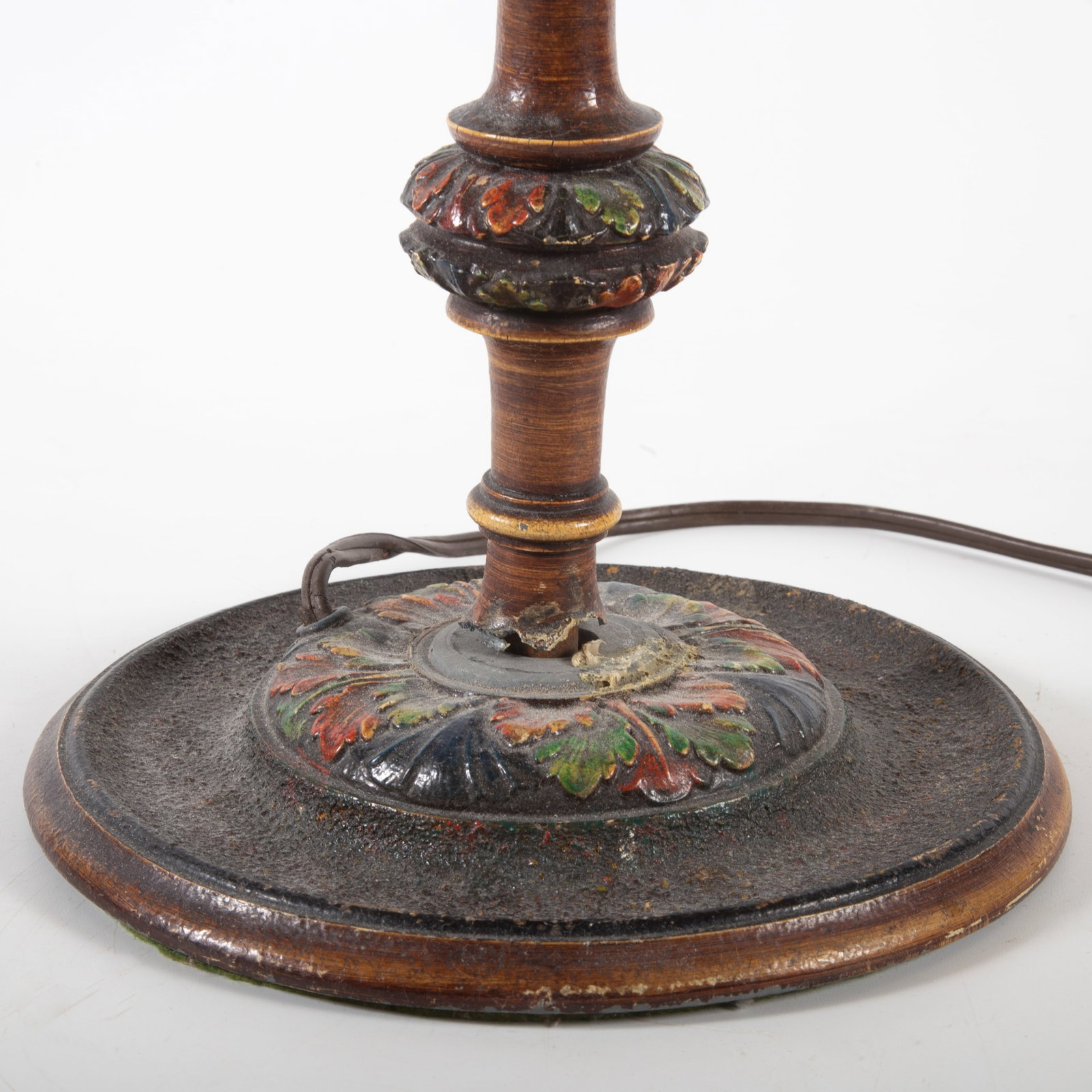 REVERSE PAINTED TABLE LAMP - 3