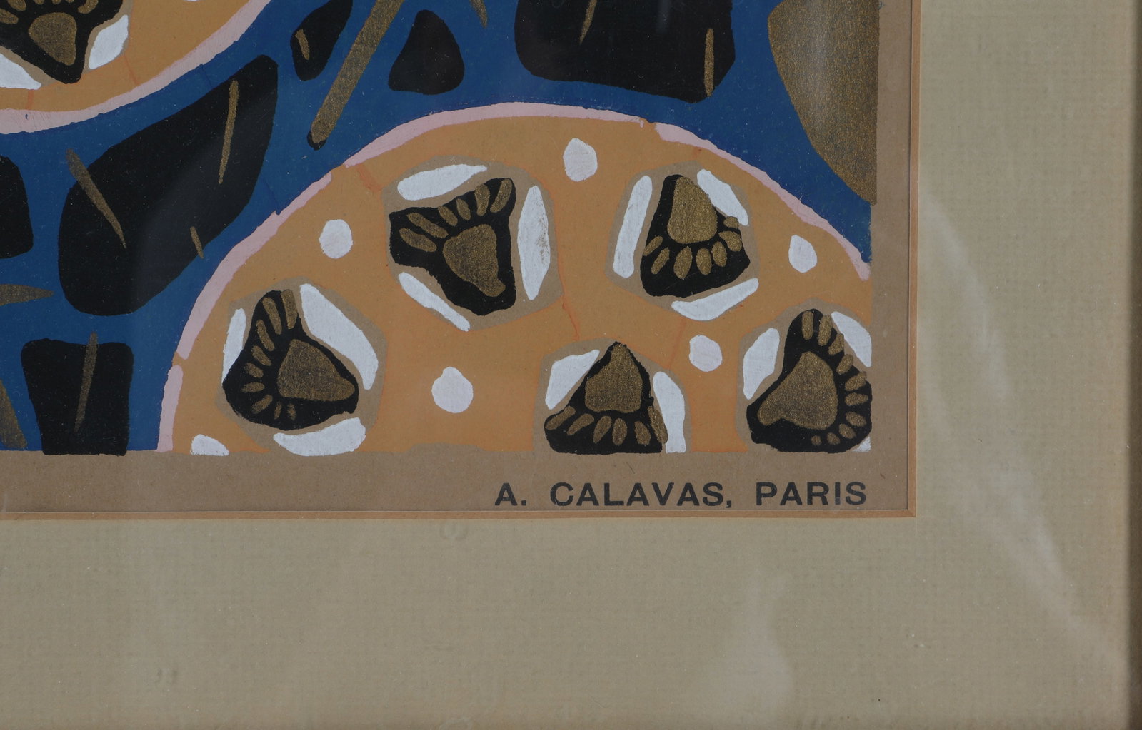 FRAMED ART DECO PRINT - 3