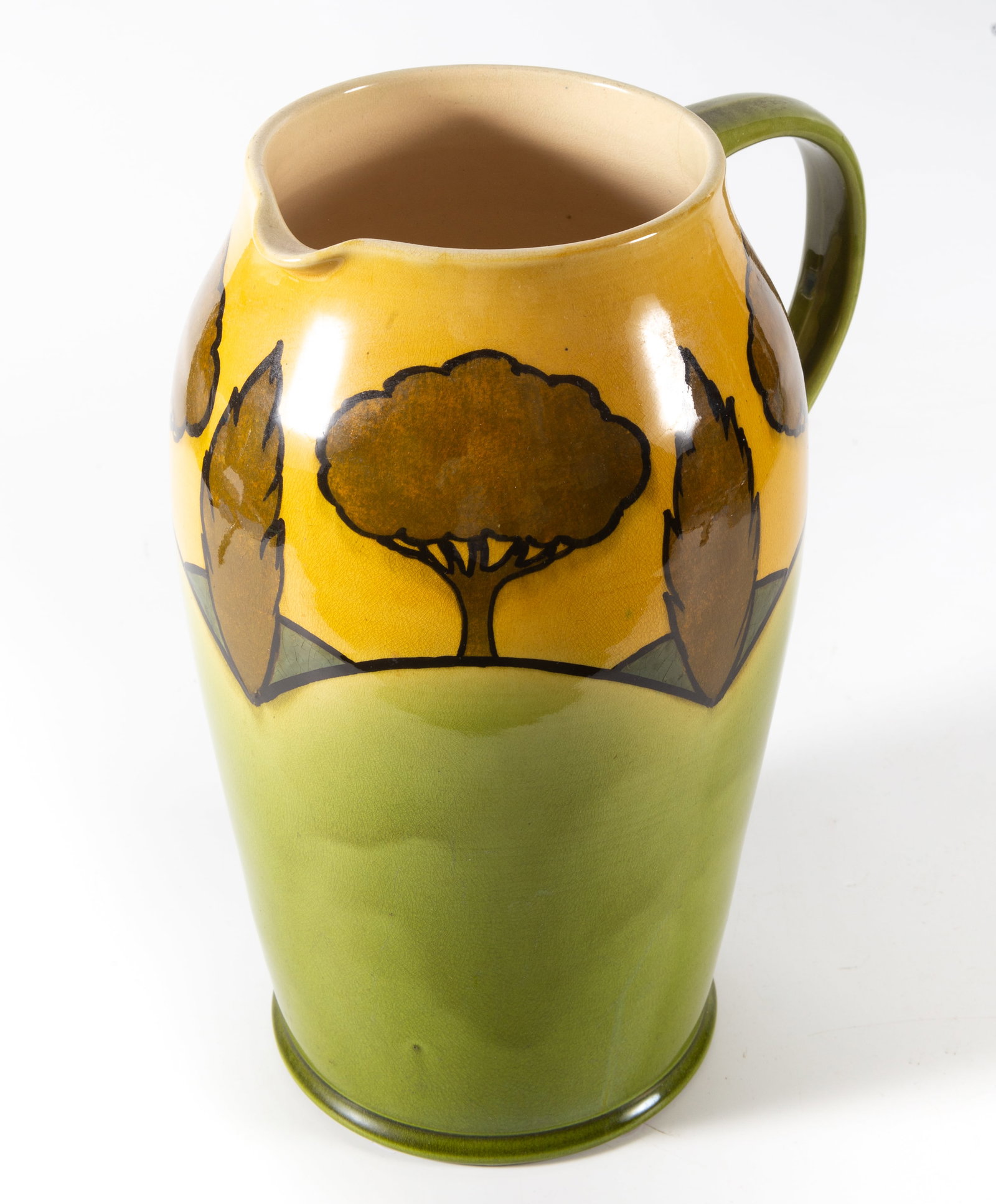 ARTS AND CRAFTS CERAMIC PITCHER - 2