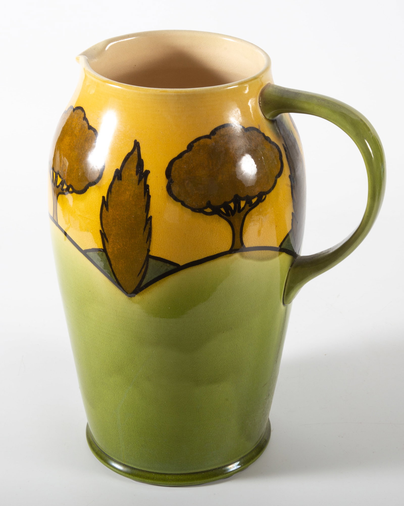 ARTS AND CRAFTS CERAMIC PITCHER - 3