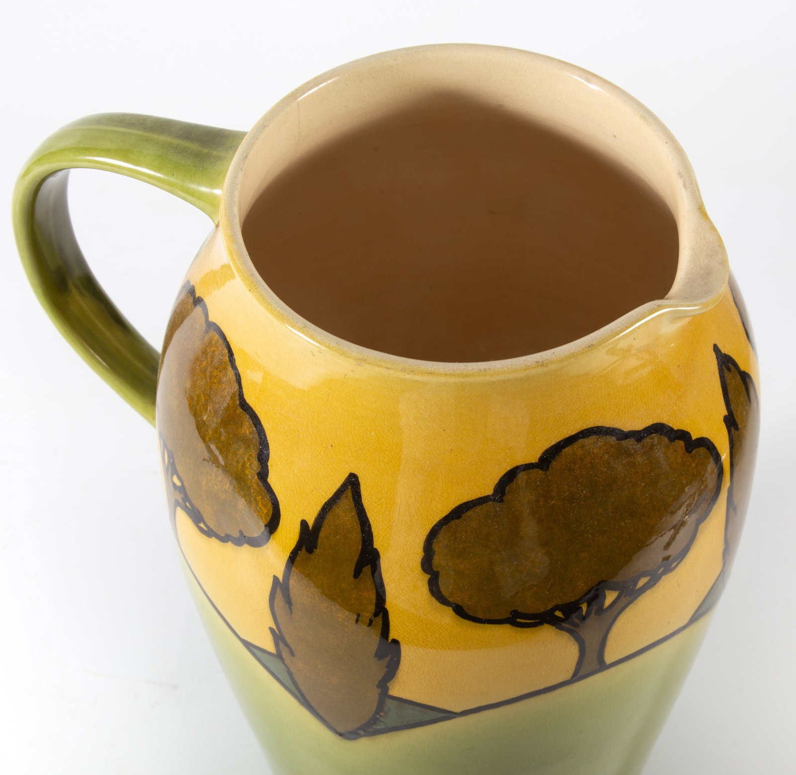 ARTS AND CRAFTS CERAMIC PITCHER - 5