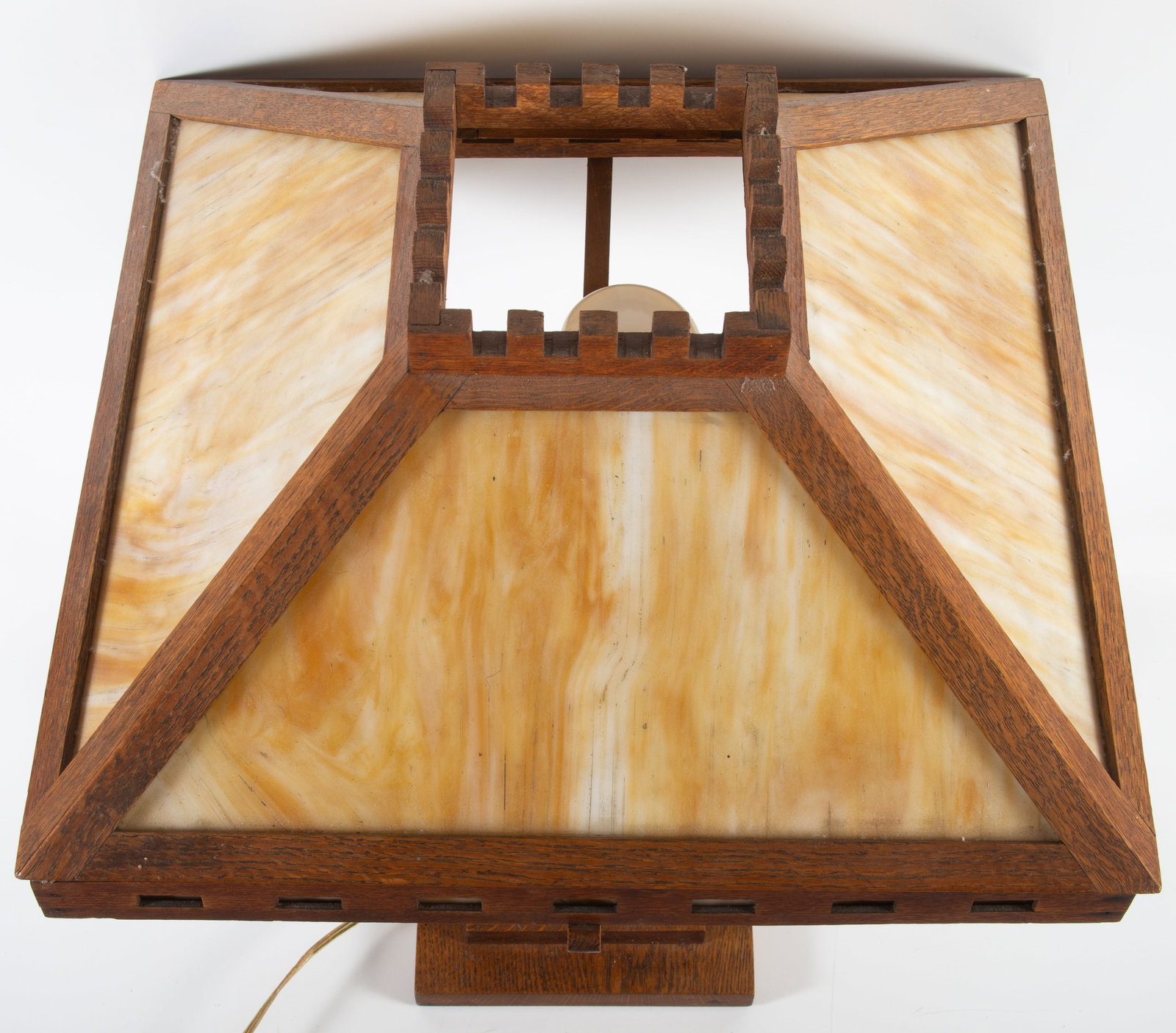 MISSION OAK TABLE LAMP - 2